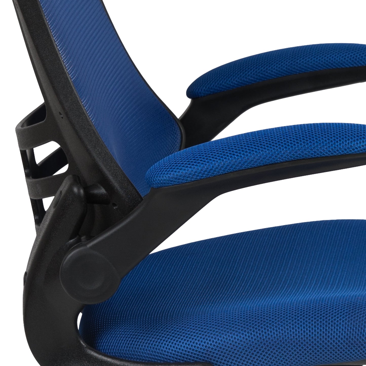 Blue Mesh Mid-Back Desk Chair BL-X-5M-BLUE-GG