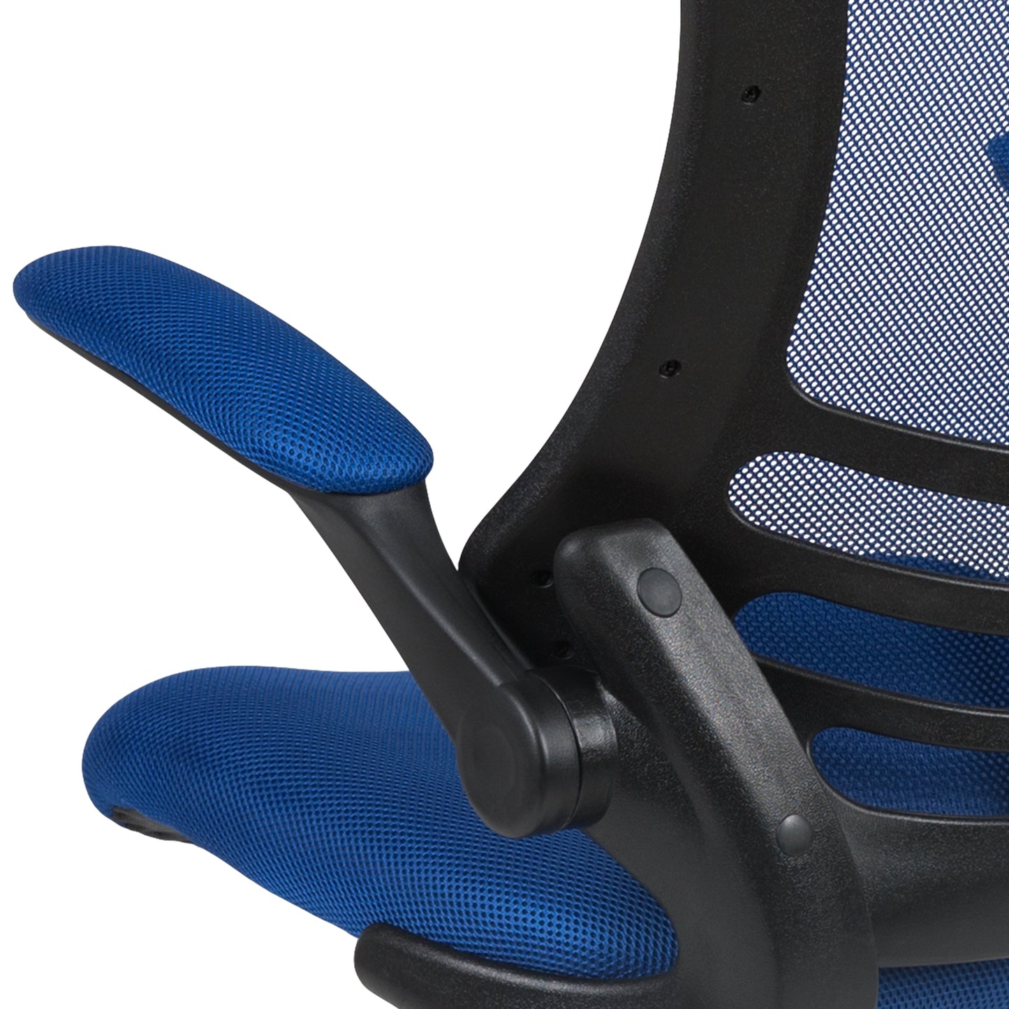 Blue Mesh Mid-Back Desk Chair BL-X-5M-BLUE-GG