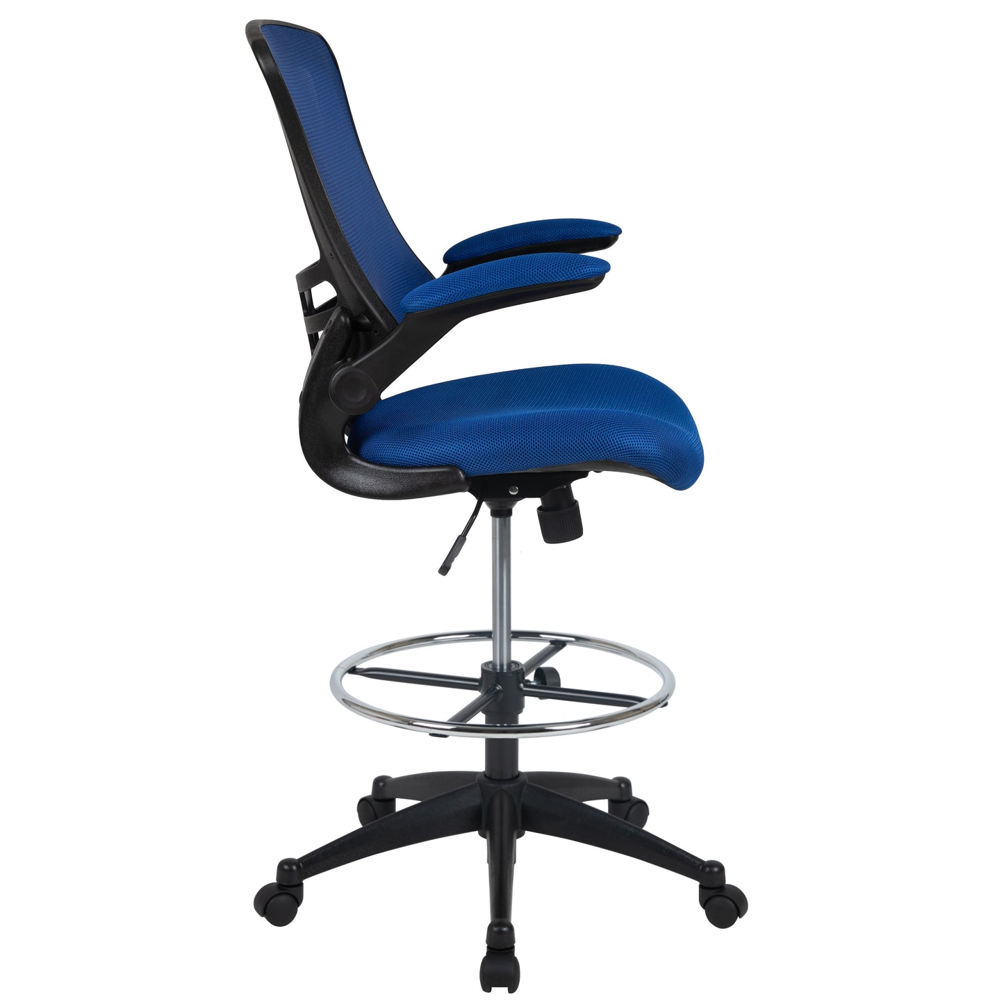 Blue Mesh Draft Chair BL-X-5M-D-BLUE-GG