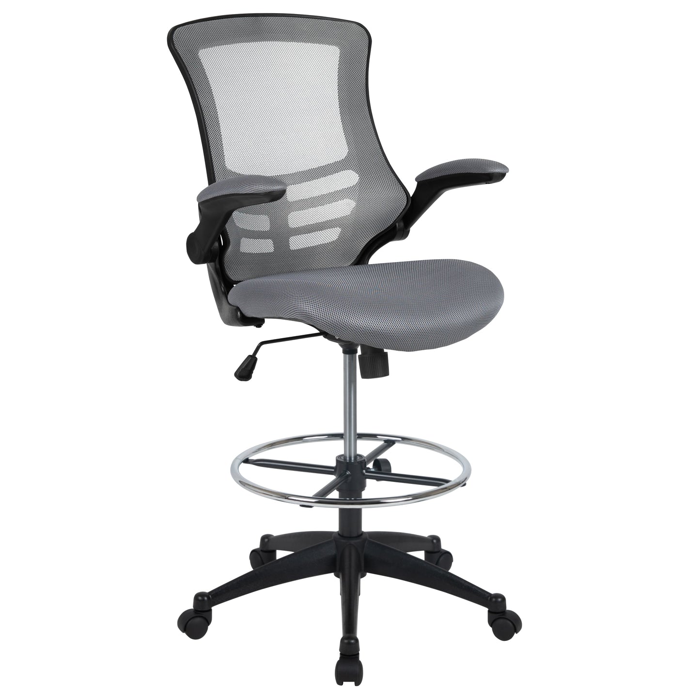 Dark Gray Mesh Draft Chair BL-X-5M-D-DKGY-GG