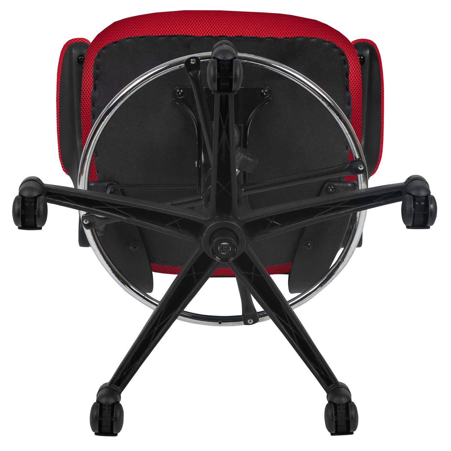 Red Mesh Draft Chair BL-X-5M-D-RED-GG