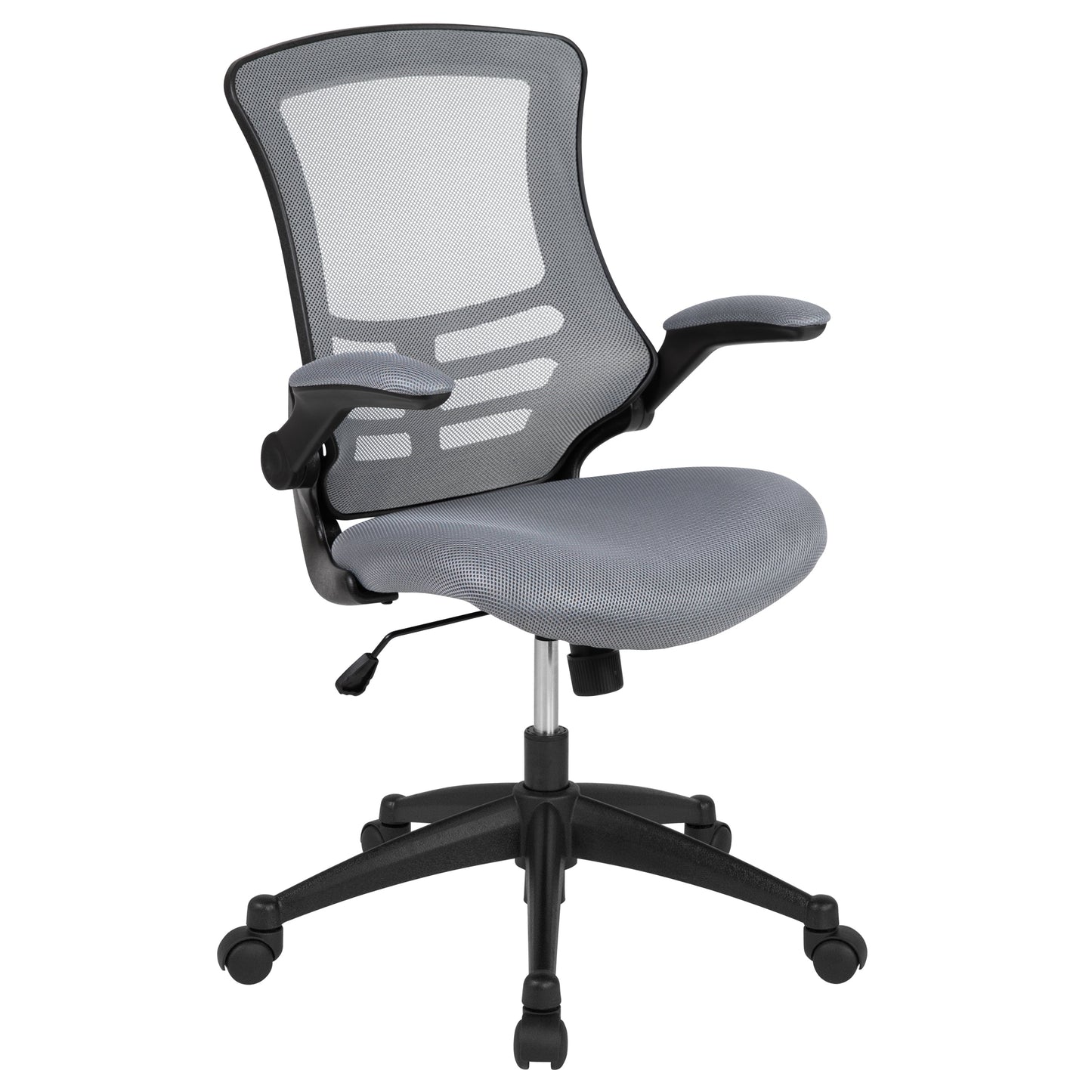 Dark Gray Mesh Mid-Back Chair BL-X-5M-DKGY-GG