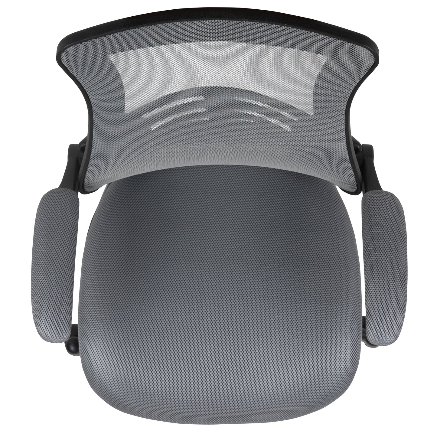 Dark Gray Mesh Mid-Back Chair BL-X-5M-DKGY-GG