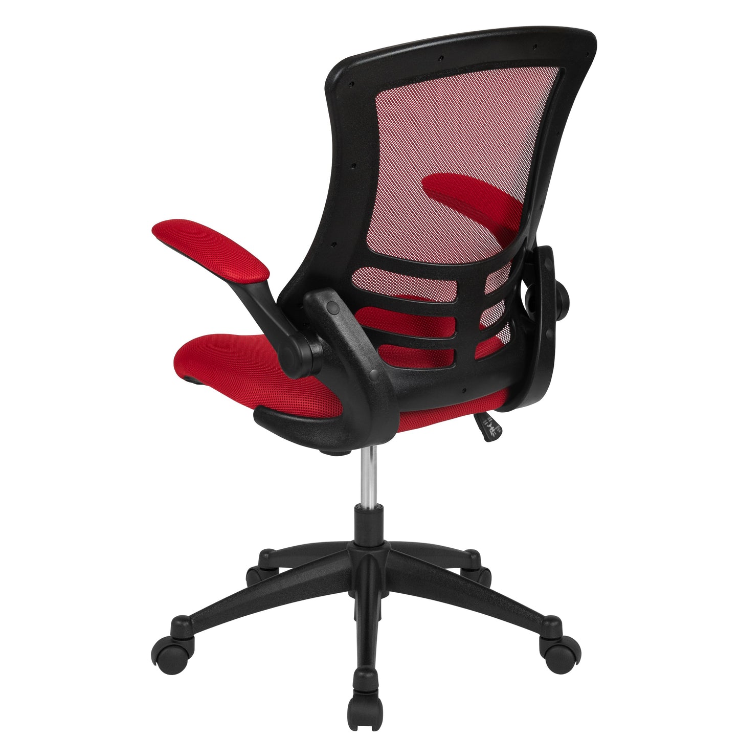 White Mesh Mid-Back Desk Chair BL-X-5M-RED-GG