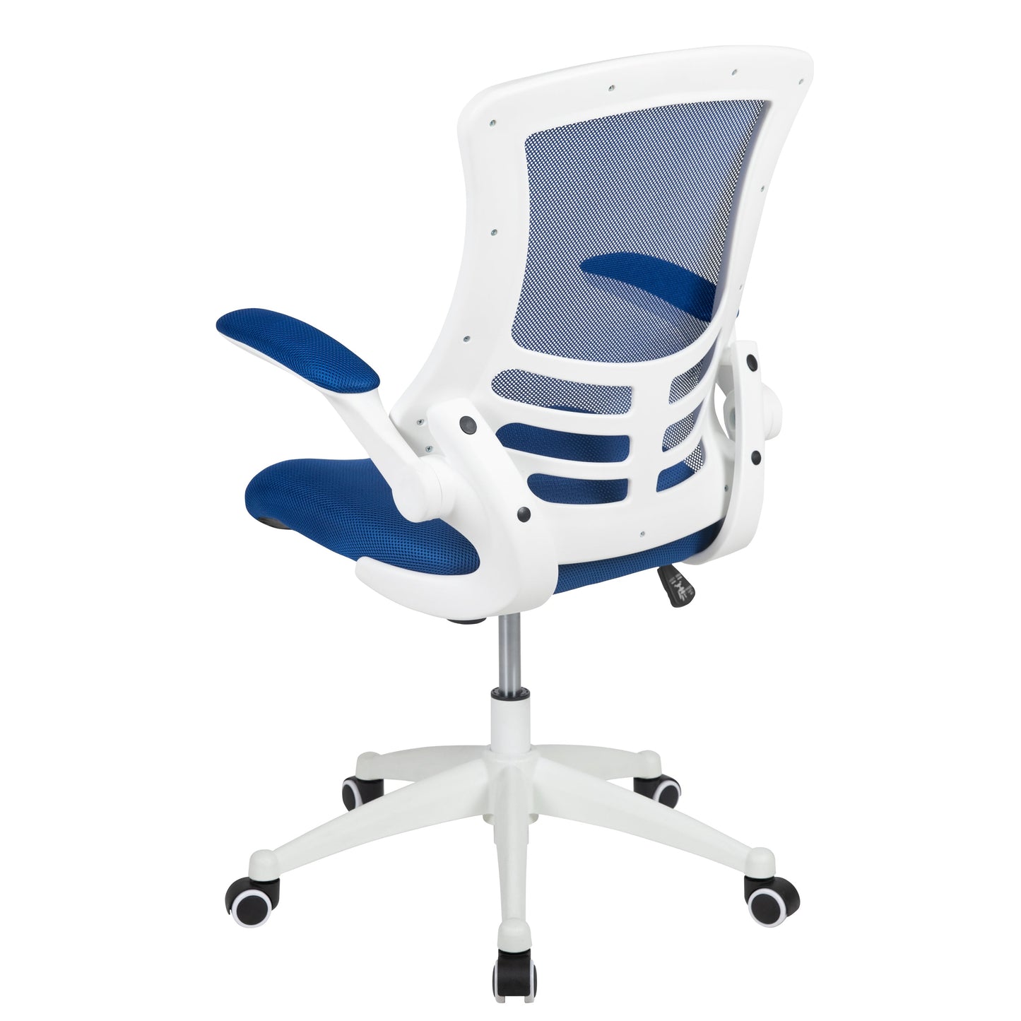 Blue Mesh Mid-Back Desk Chair BL-X-5M-WH-BLUE-GG