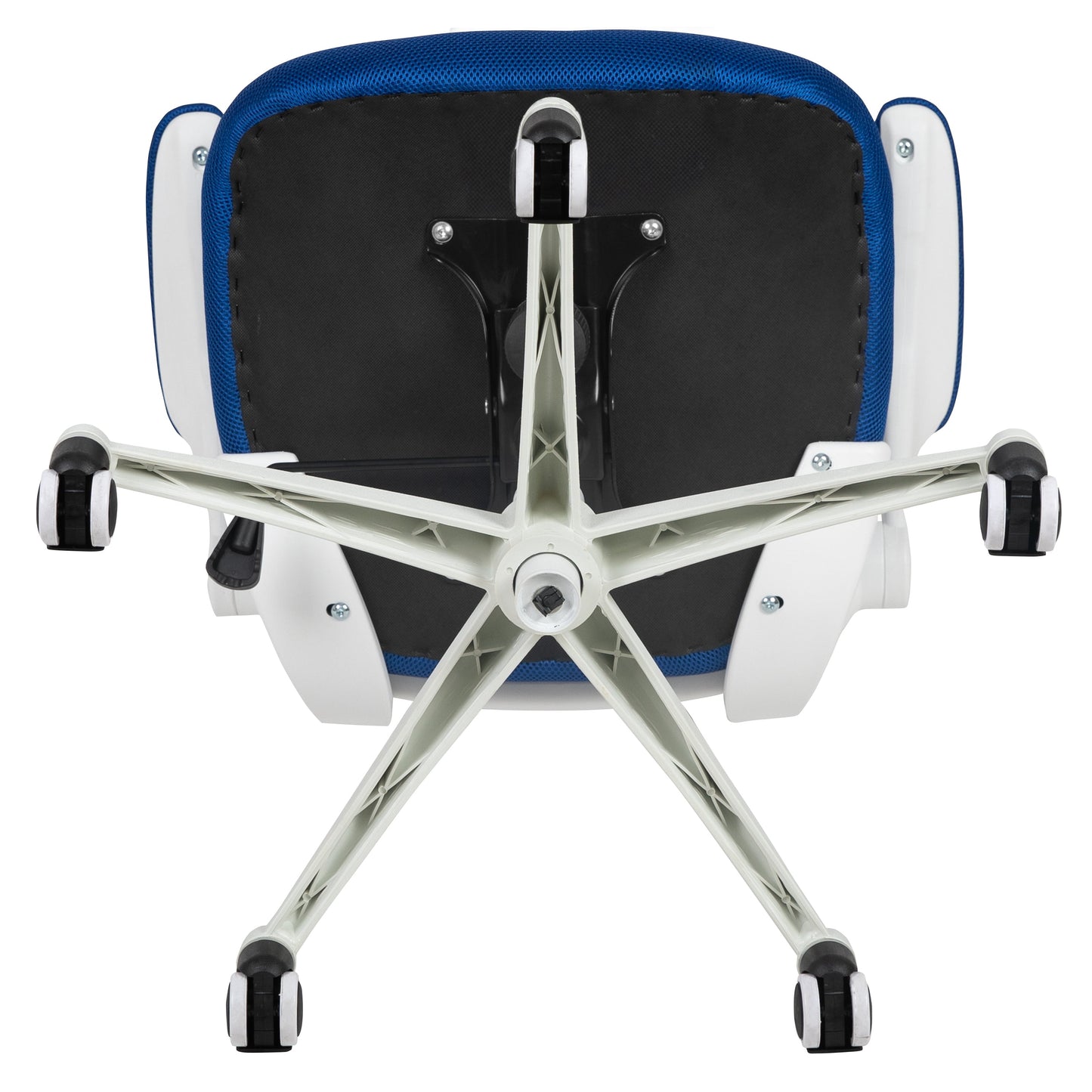 Blue Mesh Mid-Back Desk Chair BL-X-5M-WH-BLUE-GG