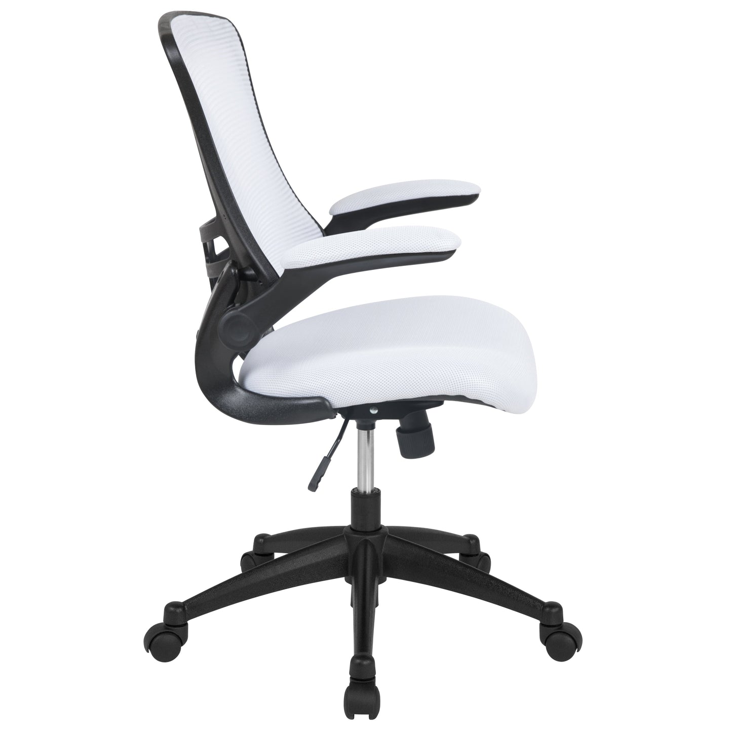 White Mesh Mid-Back Desk Chair BL-X-5M-WH-GG