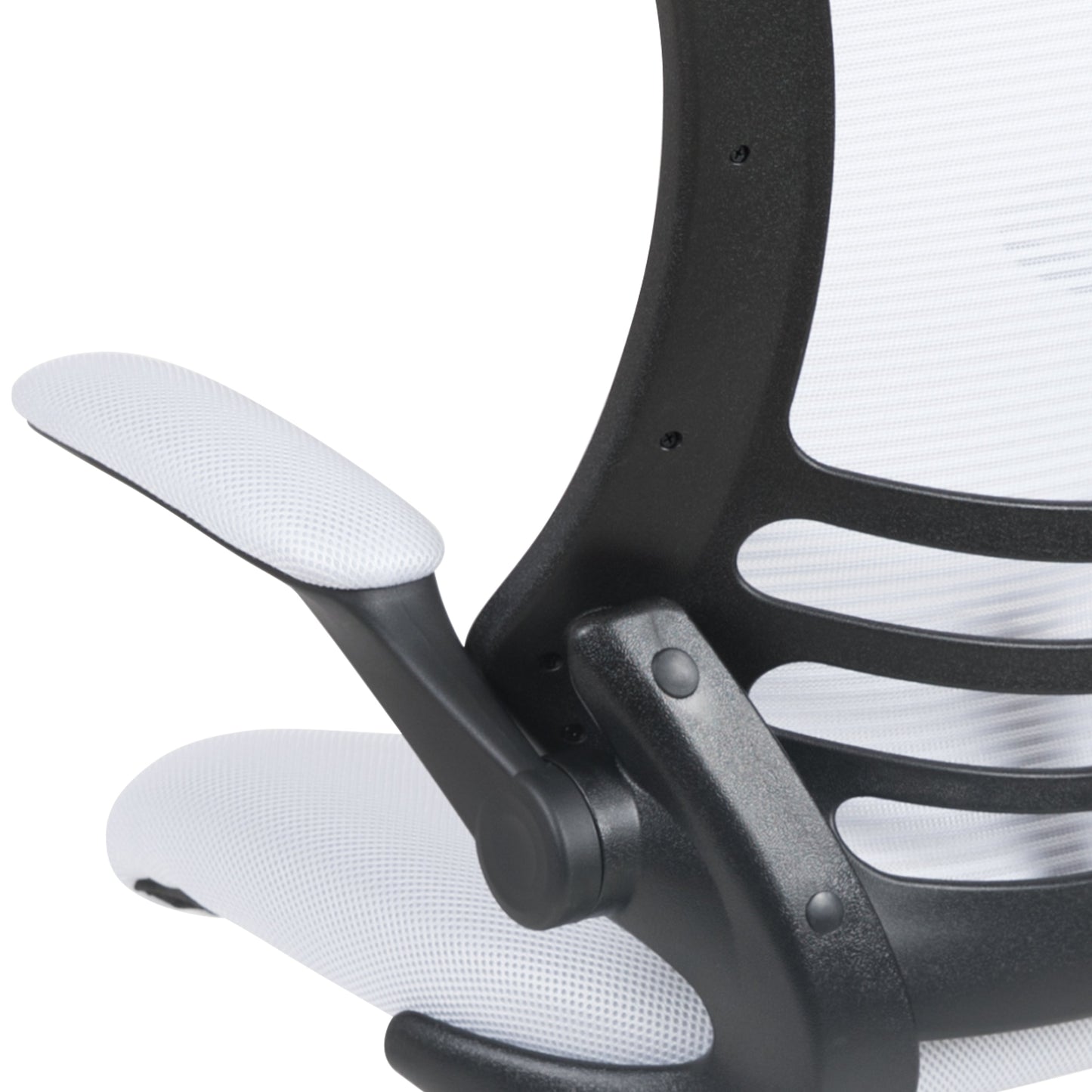 White Mesh Mid-Back Desk Chair BL-X-5M-WH-GG