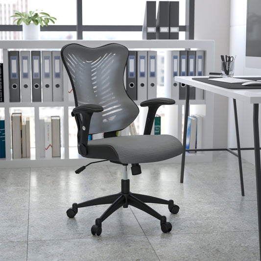 Gray High Back Mesh Chair BL-ZP-806-GY-GG