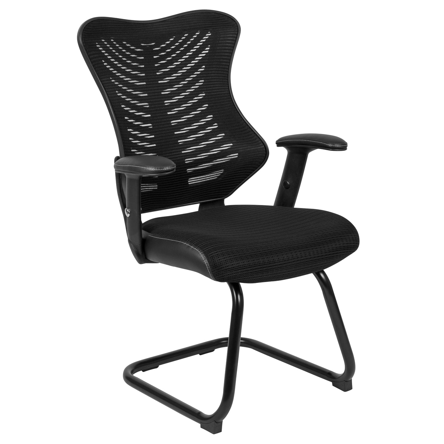 Black Mesh Sled Base Chair BL-ZP-806C-GG