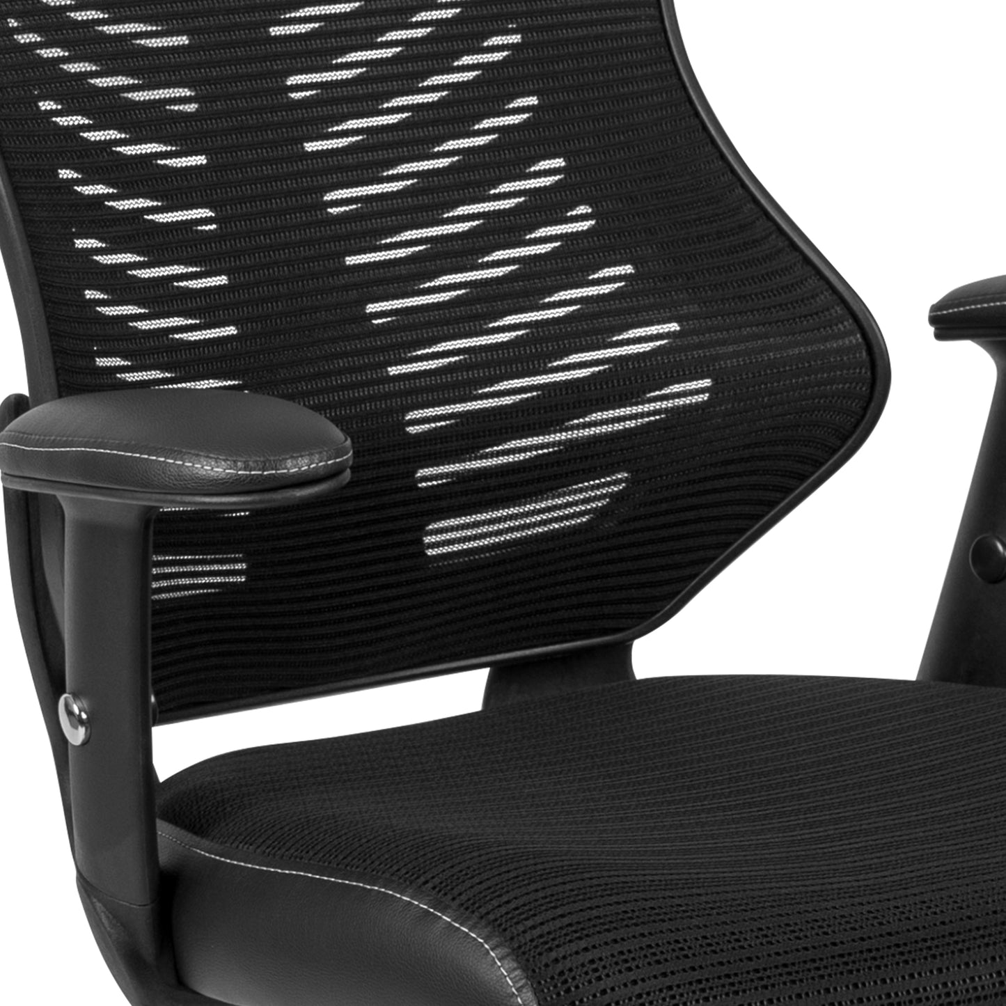 Black Mesh Sled Base Chair BL-ZP-806C-GG