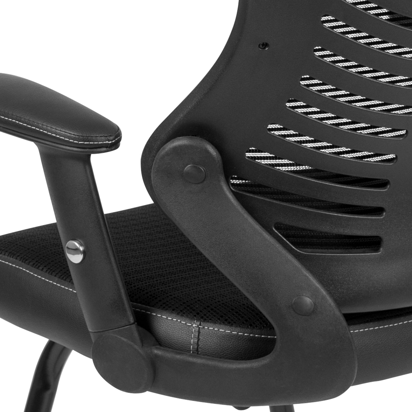 Black Mesh Sled Base Chair BL-ZP-806C-GG