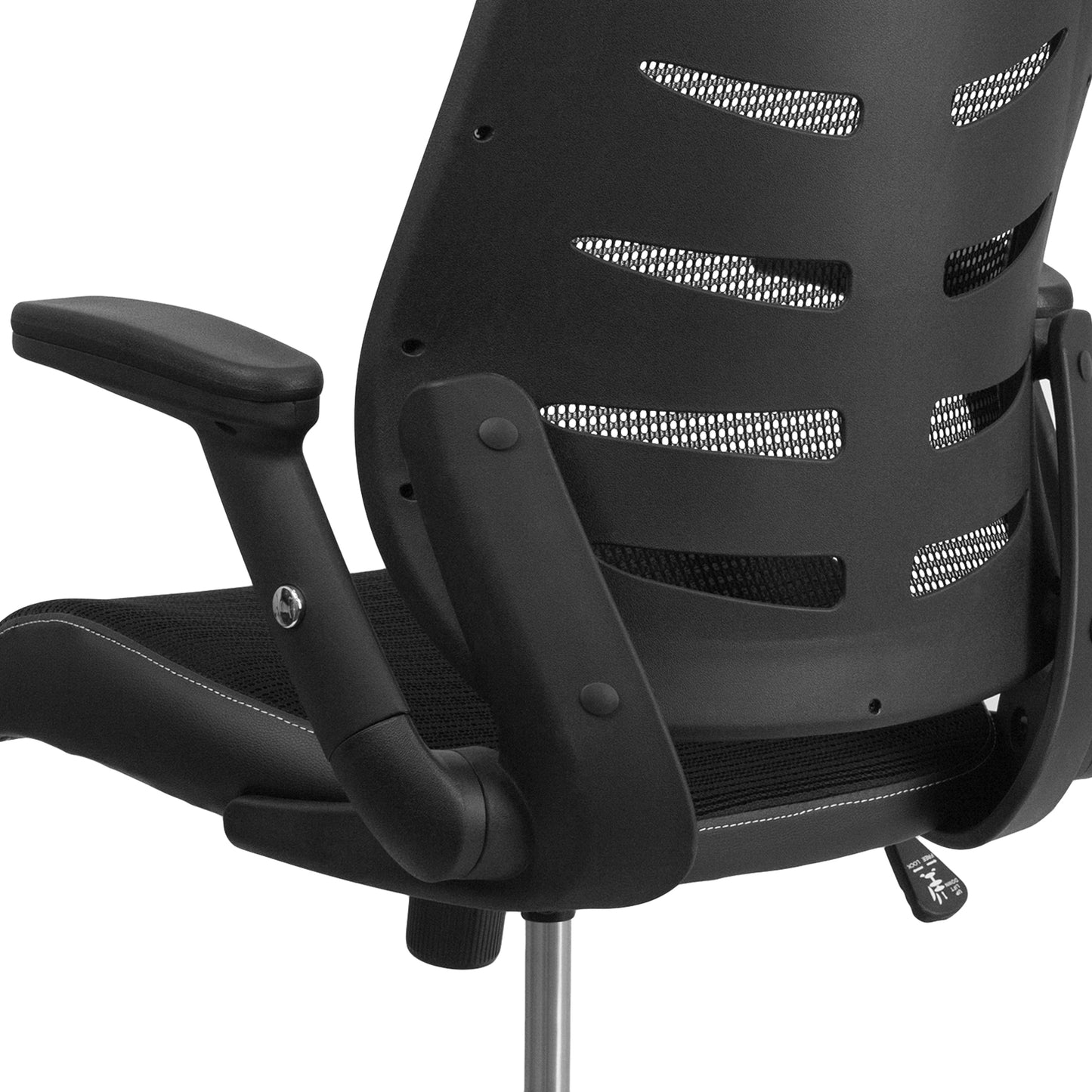 Black High Back Mesh Chair BL-ZP-809-BK-GG