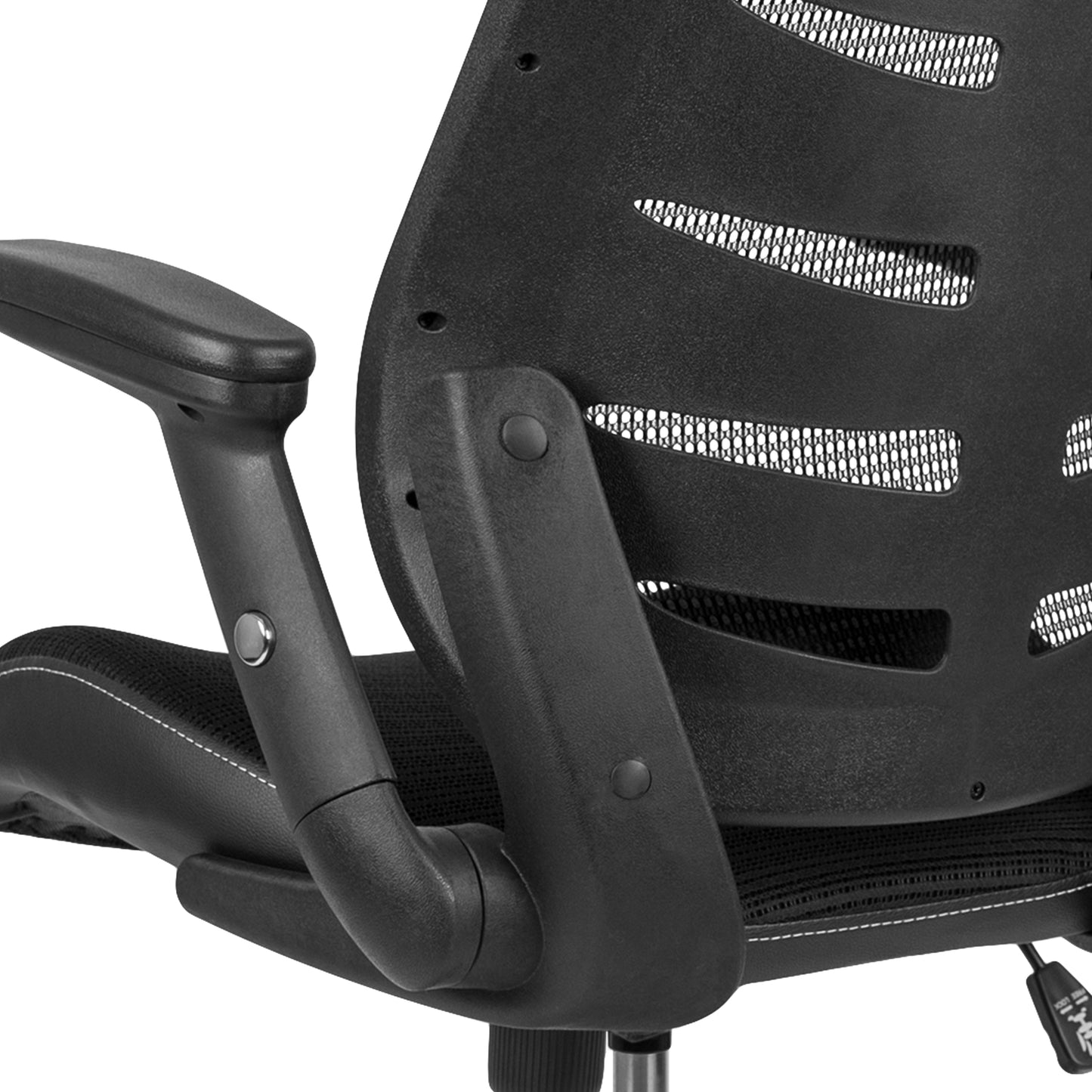 Black Mesh Drafting Chair BL-ZP-809D-BK-GG