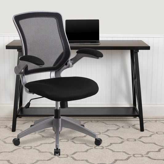 Black Mid-Back Task Chair BL-ZP-8805-BK-GG