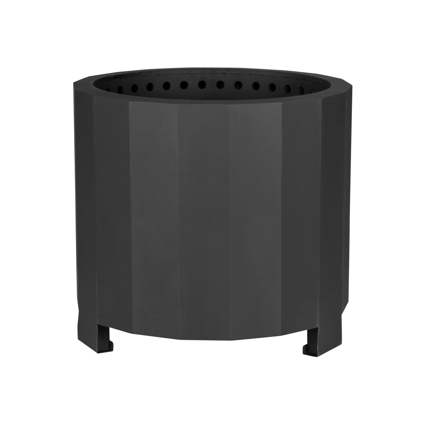 19.5 Black Smokeless Fire Pit BLN-HY-B-2201FP-02PC-19-5-BK-GG