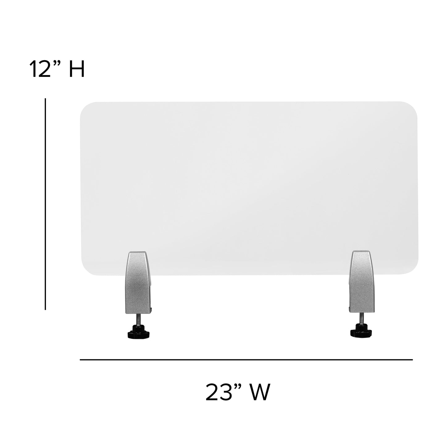 Clear Acrylic Desk Partition BR-DDIA-3058-GG