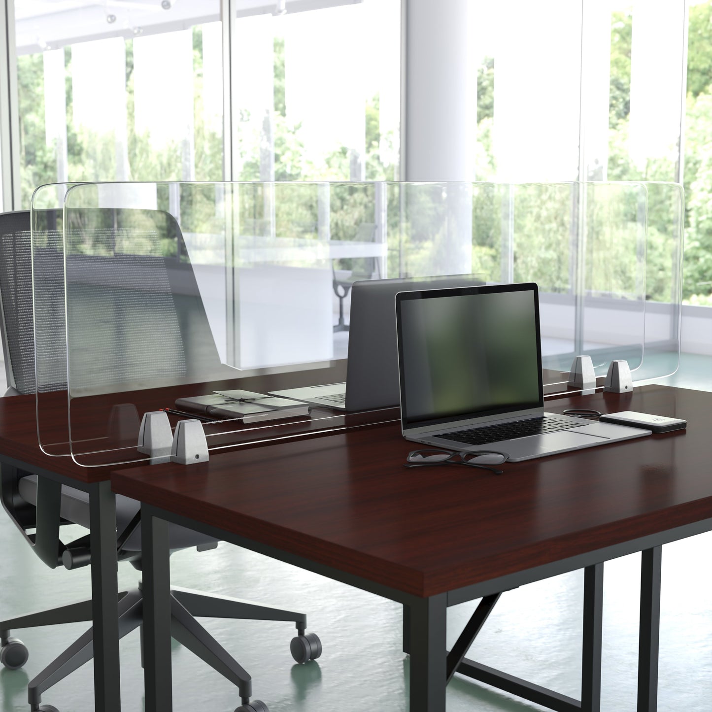 Clear Acrylic Desk Partition BR-DDIA-45139-GG