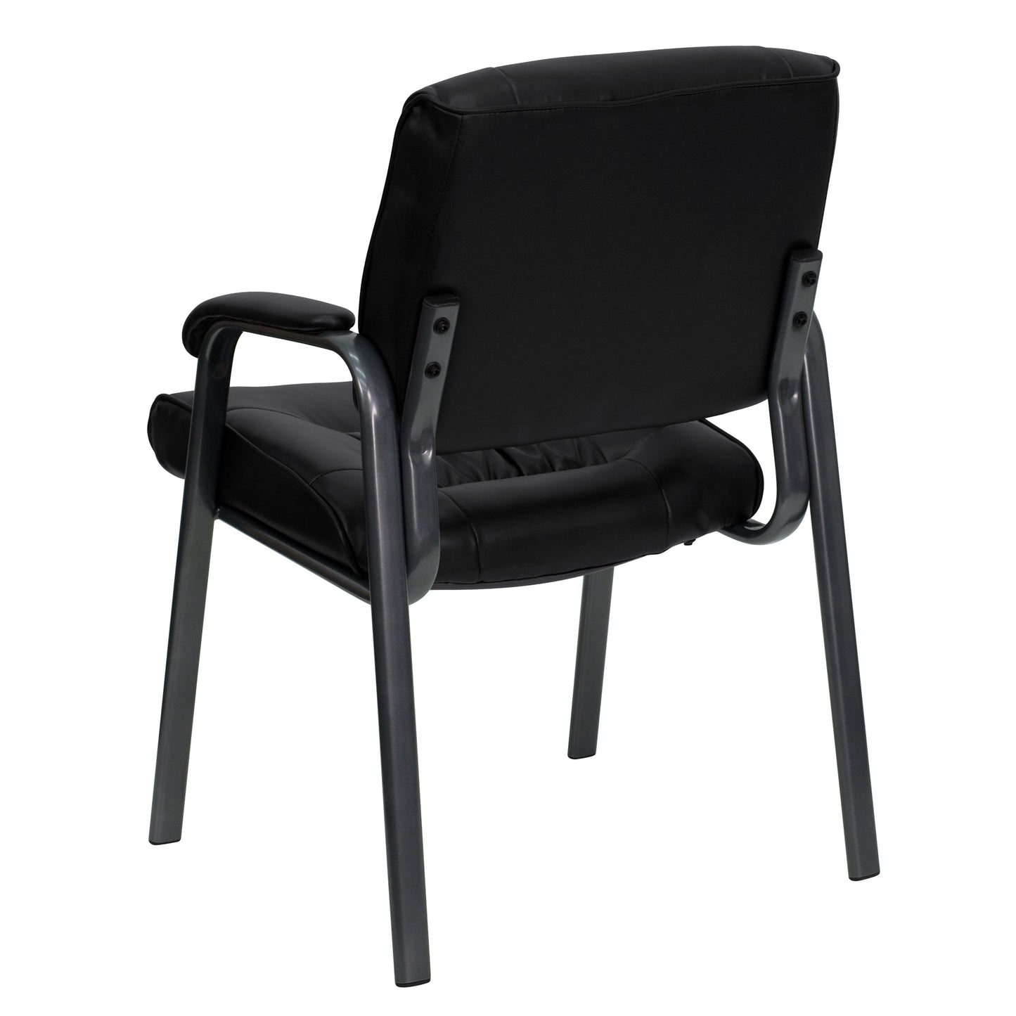 Black LeatherSoft Side Chair BT-1404-BKGY-GG