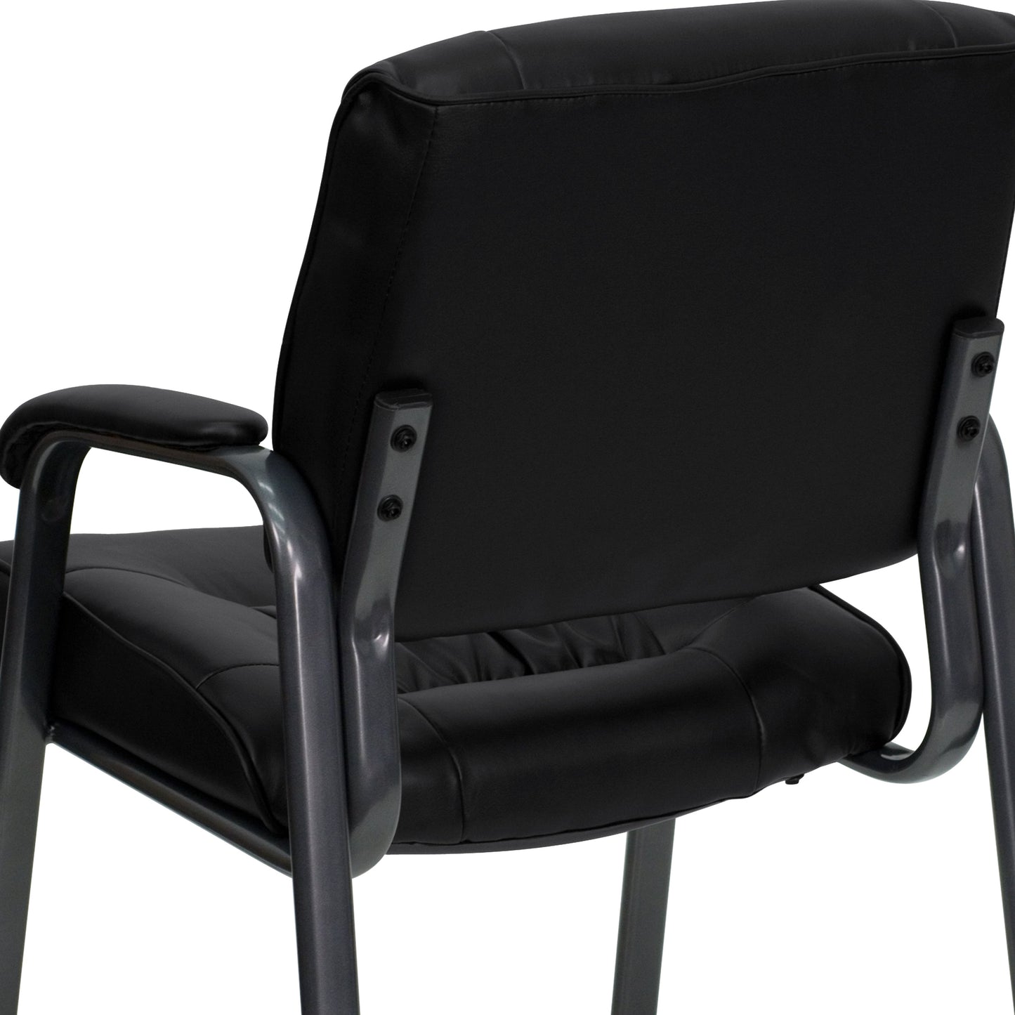 Black LeatherSoft Side Chair BT-1404-BKGY-GG