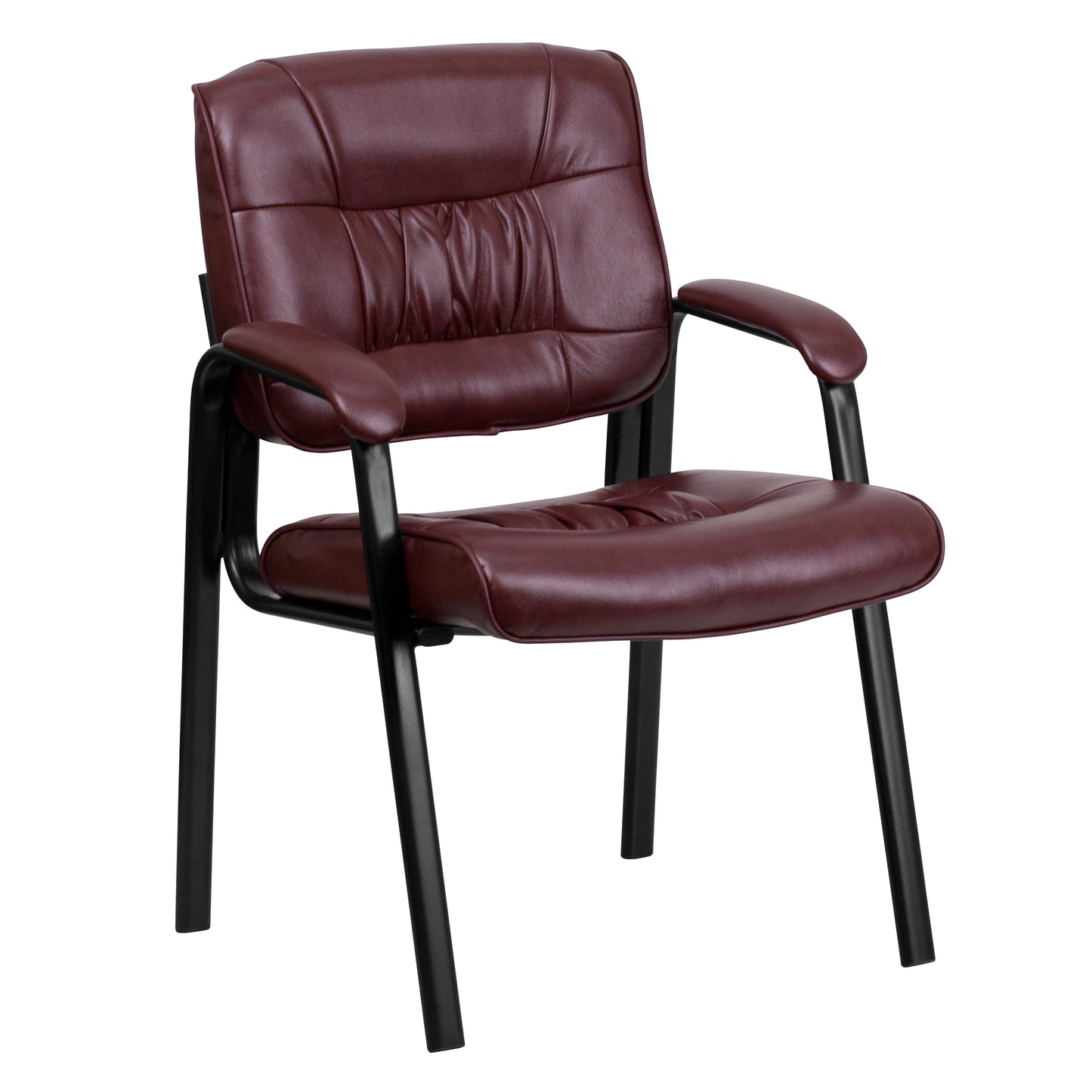 Burgundy Leather Side Chair BT-1404-BURG-GG