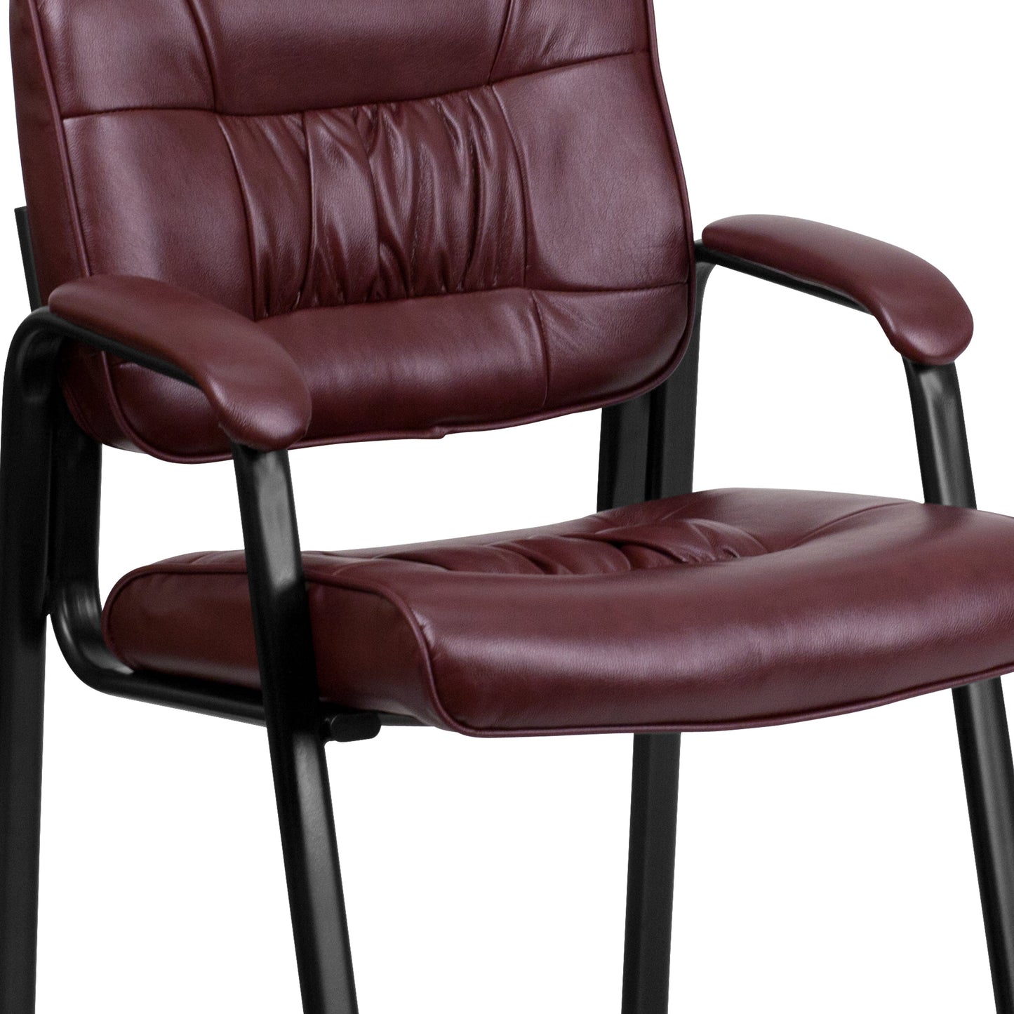 Burgundy Leather Side Chair BT-1404-BURG-GG