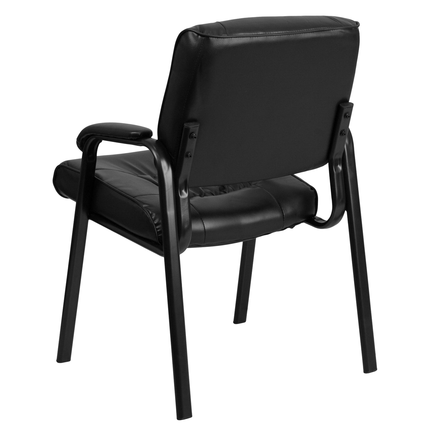 Black Leather Side Chair BT-1404-GG