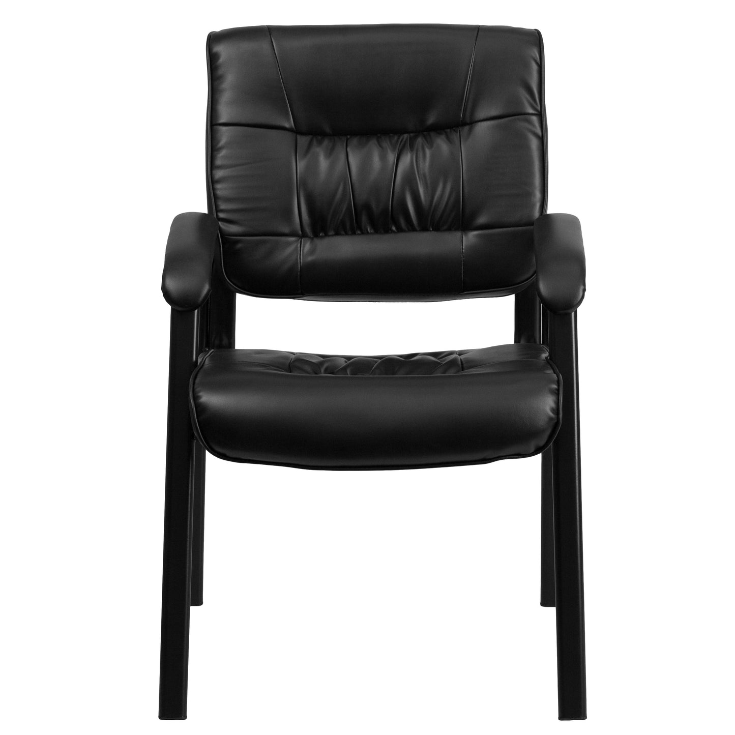 Black Leather Side Chair BT-1404-GG