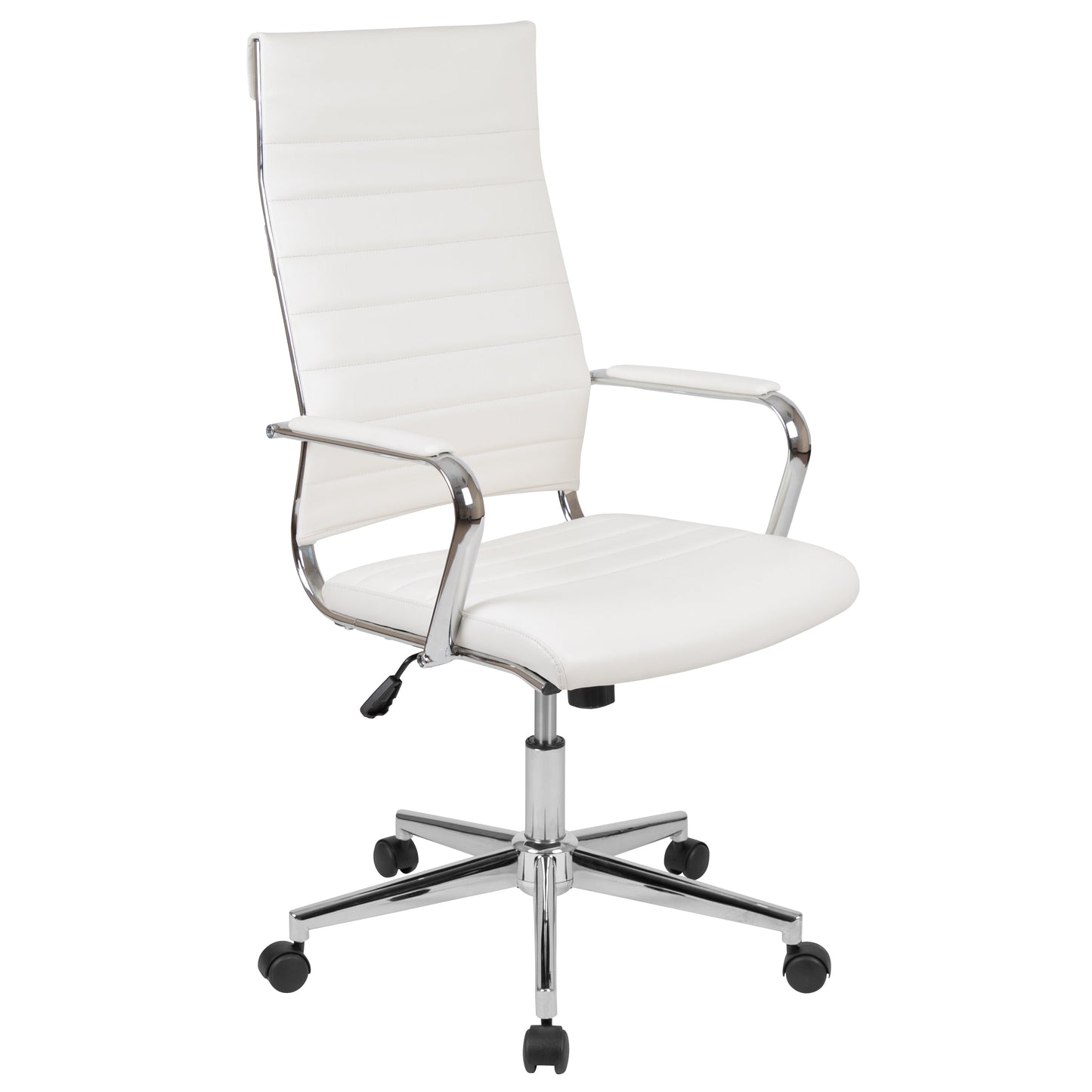 White LeatherSoft Office Chair BT-20595H-1-WH-GG