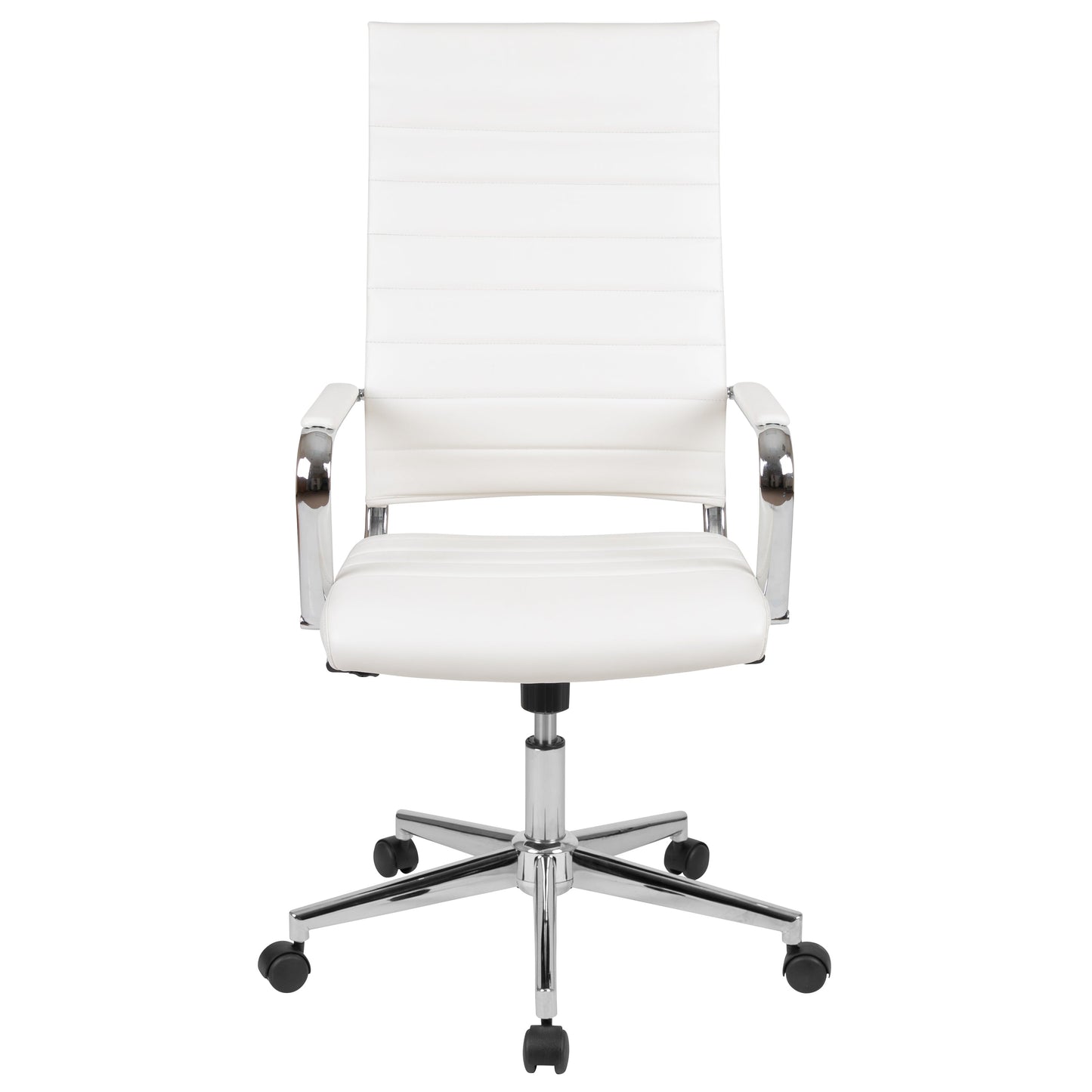 White LeatherSoft Office Chair BT-20595H-1-WH-GG