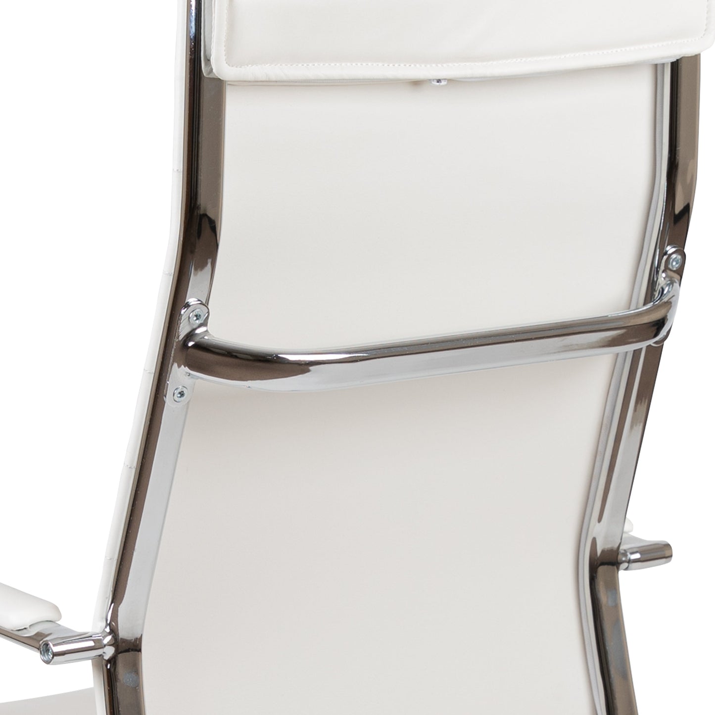 White LeatherSoft Office Chair BT-20595H-1-WH-GG