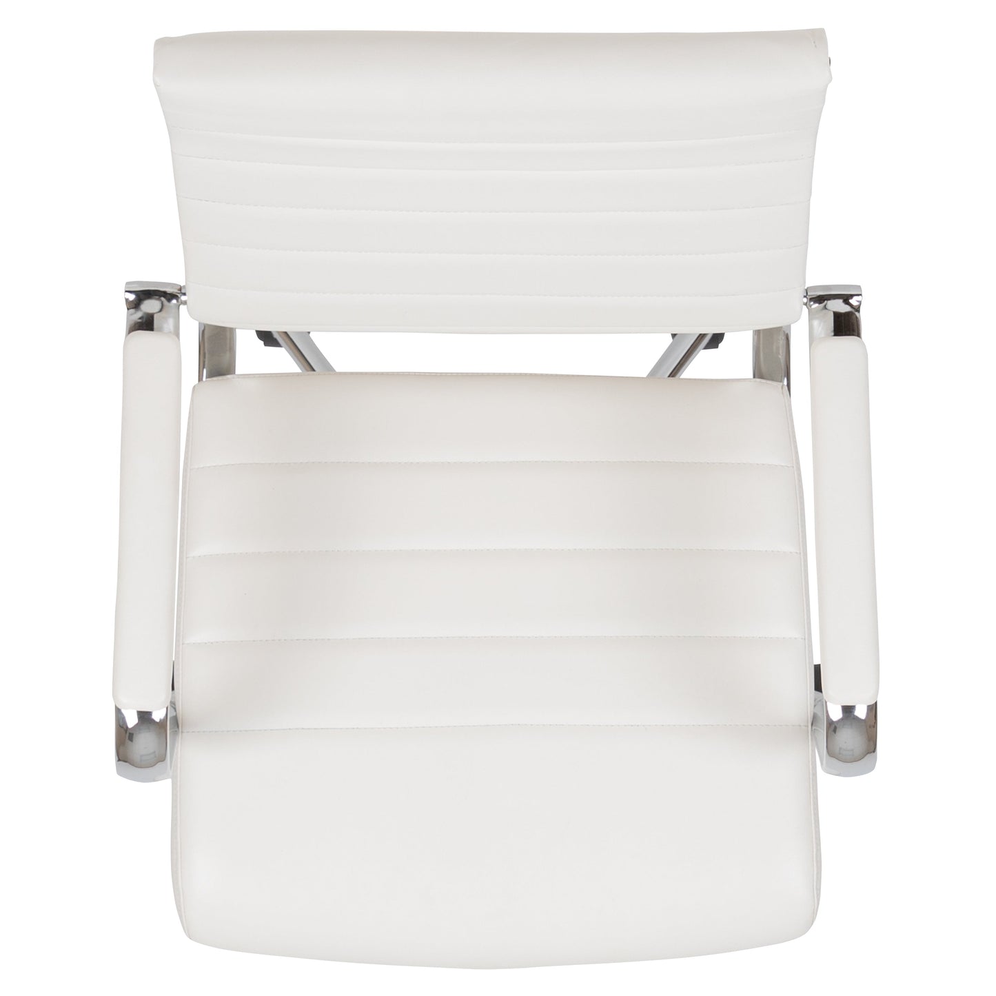 White LeatherSoft Office Chair BT-20595H-1-WH-GG