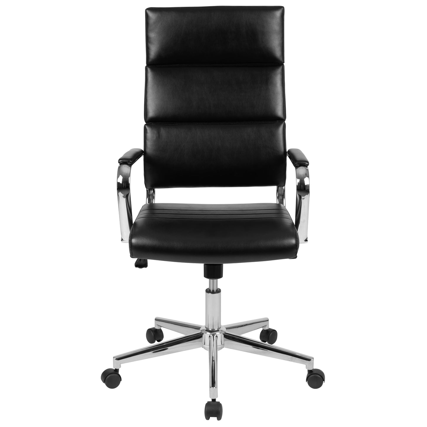 Black LeatherSoft Office Chair BT-20595H-2-BK-GG