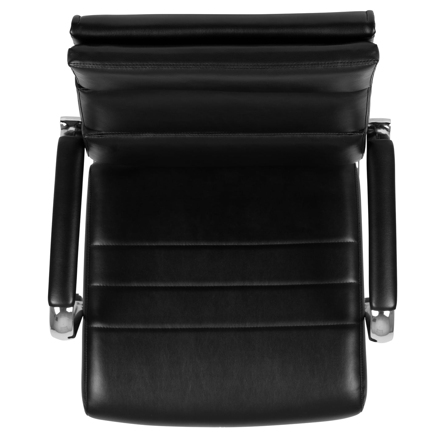 Black LeatherSoft Office Chair BT-20595H-2-BK-GG