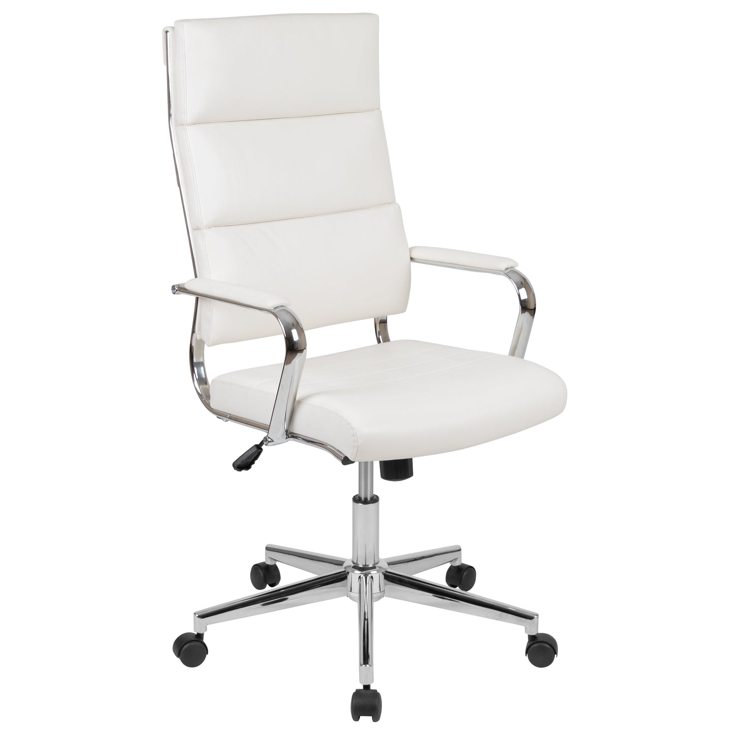 White LeatherSoft Office Chair BT-20595H-2-WH-GG