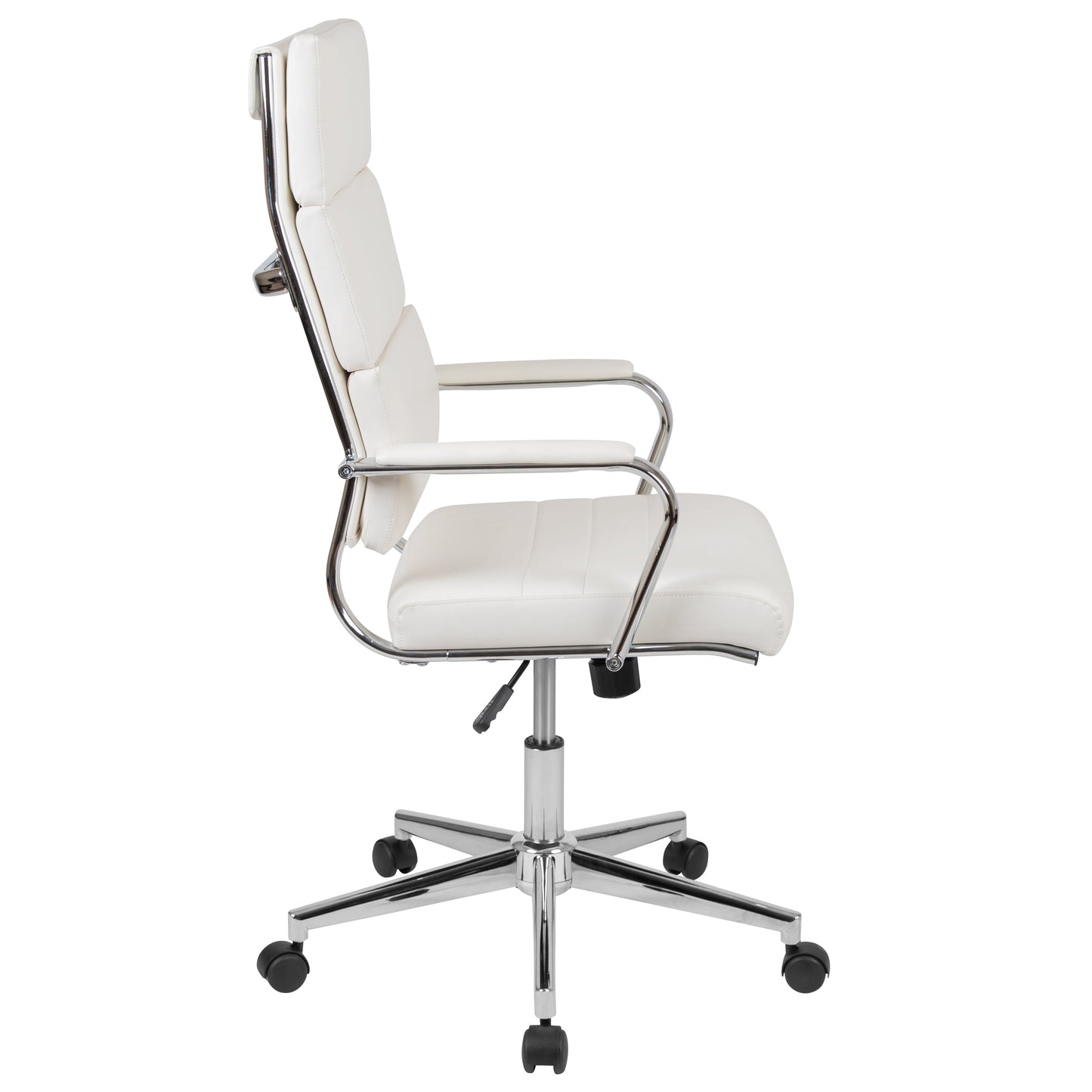 White LeatherSoft Office Chair BT-20595H-2-WH-GG