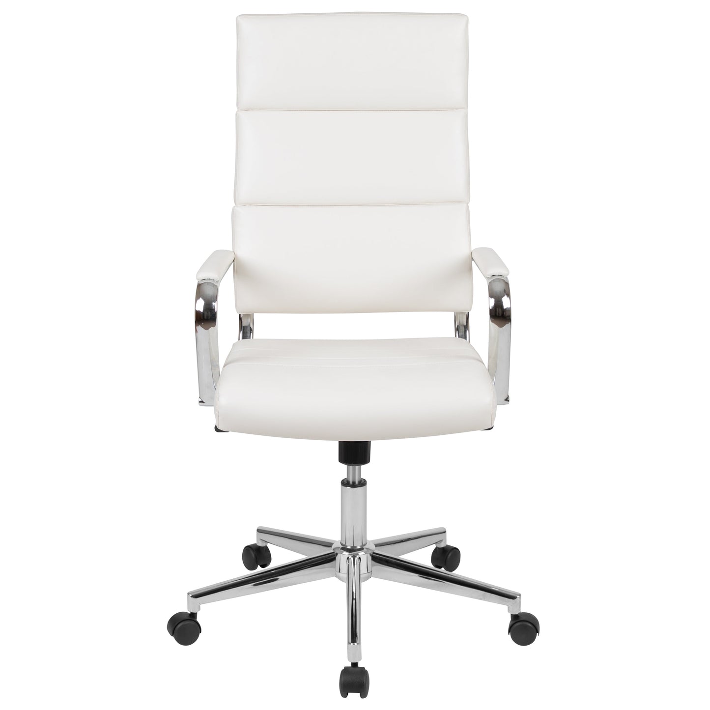 White LeatherSoft Office Chair BT-20595H-2-WH-GG