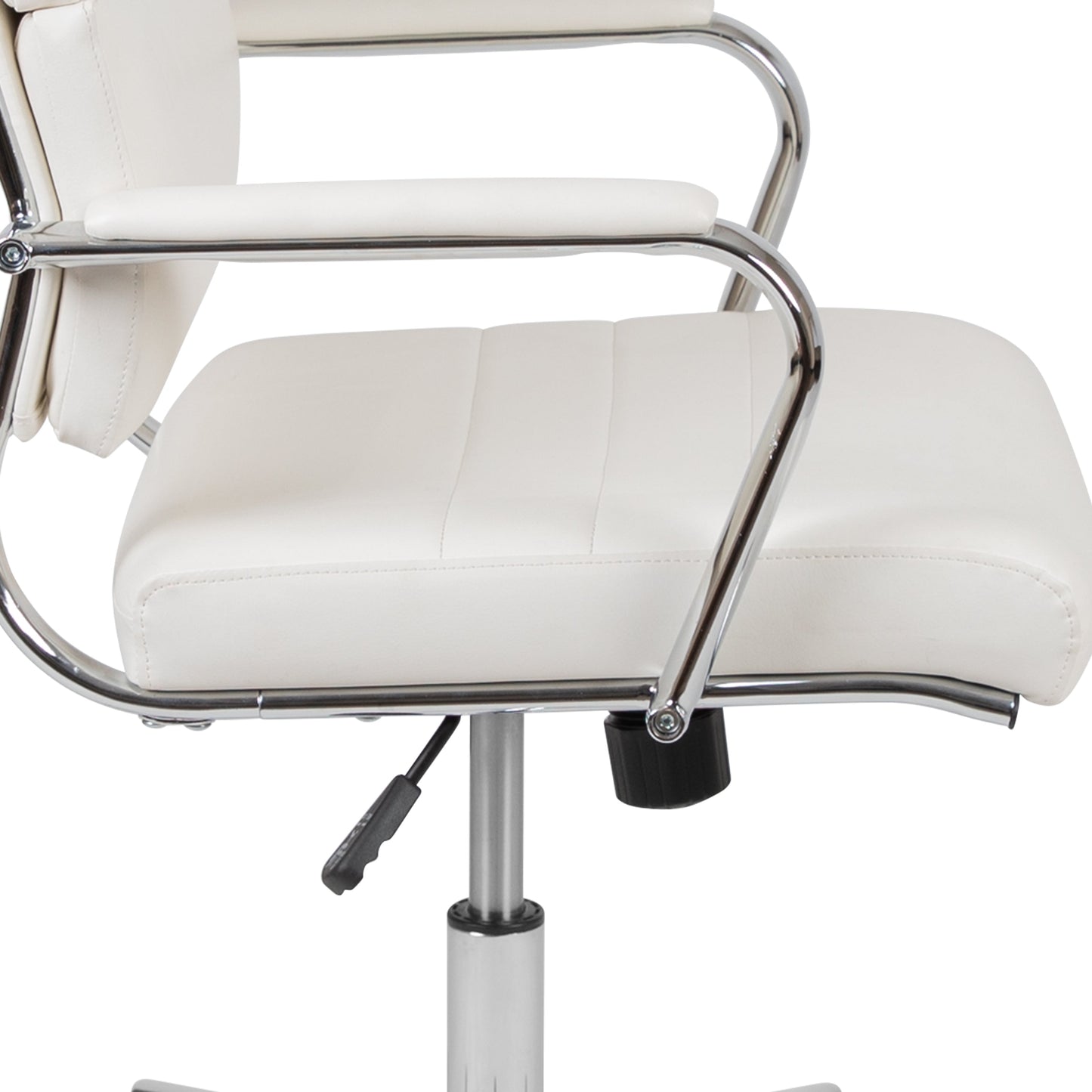 White LeatherSoft Office Chair BT-20595H-2-WH-GG