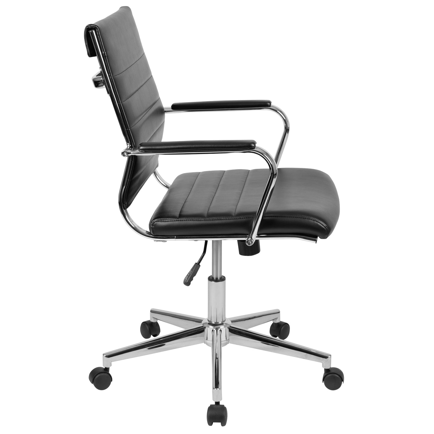 Black LeatherSoft Office Chair BT-20595M-1-BK-GG