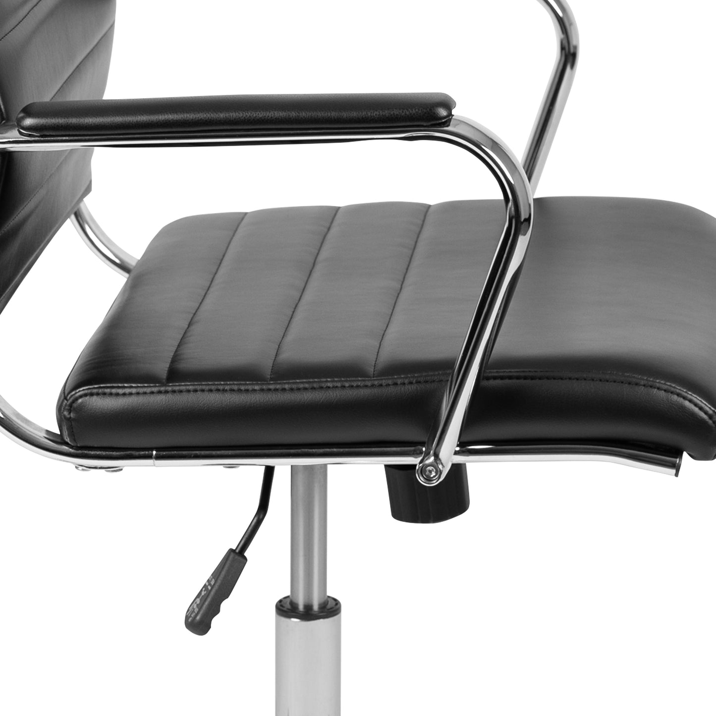 Black LeatherSoft Office Chair BT-20595M-1-BK-GG