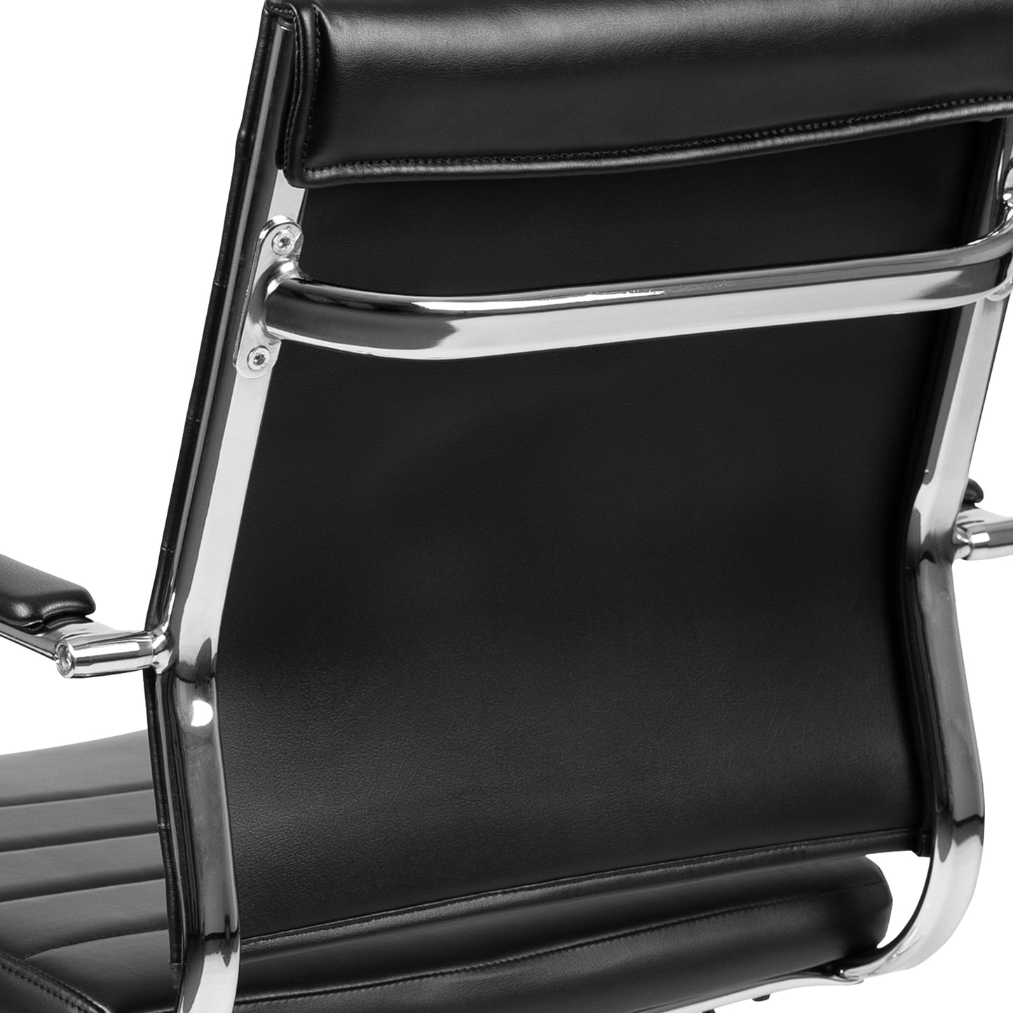 Black LeatherSoft Office Chair BT-20595M-1-BK-GG