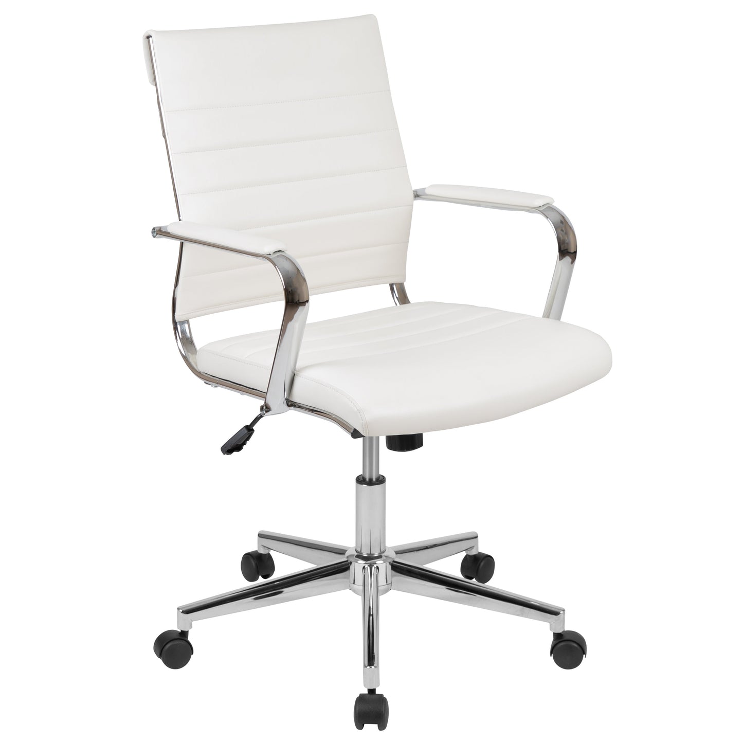 White LeatherSoft Office Chair BT-20595M-1-WH-GG