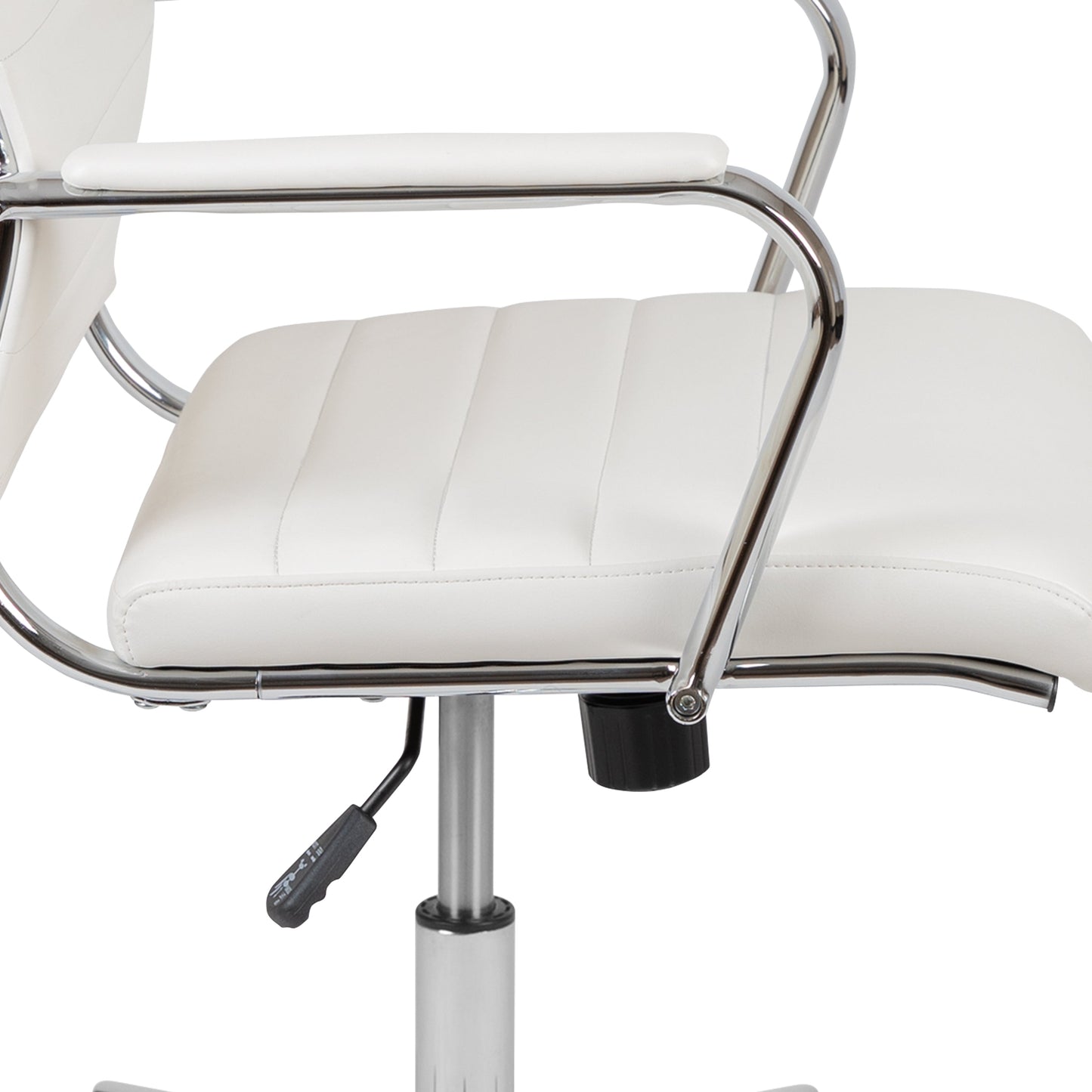 White LeatherSoft Office Chair BT-20595M-1-WH-GG