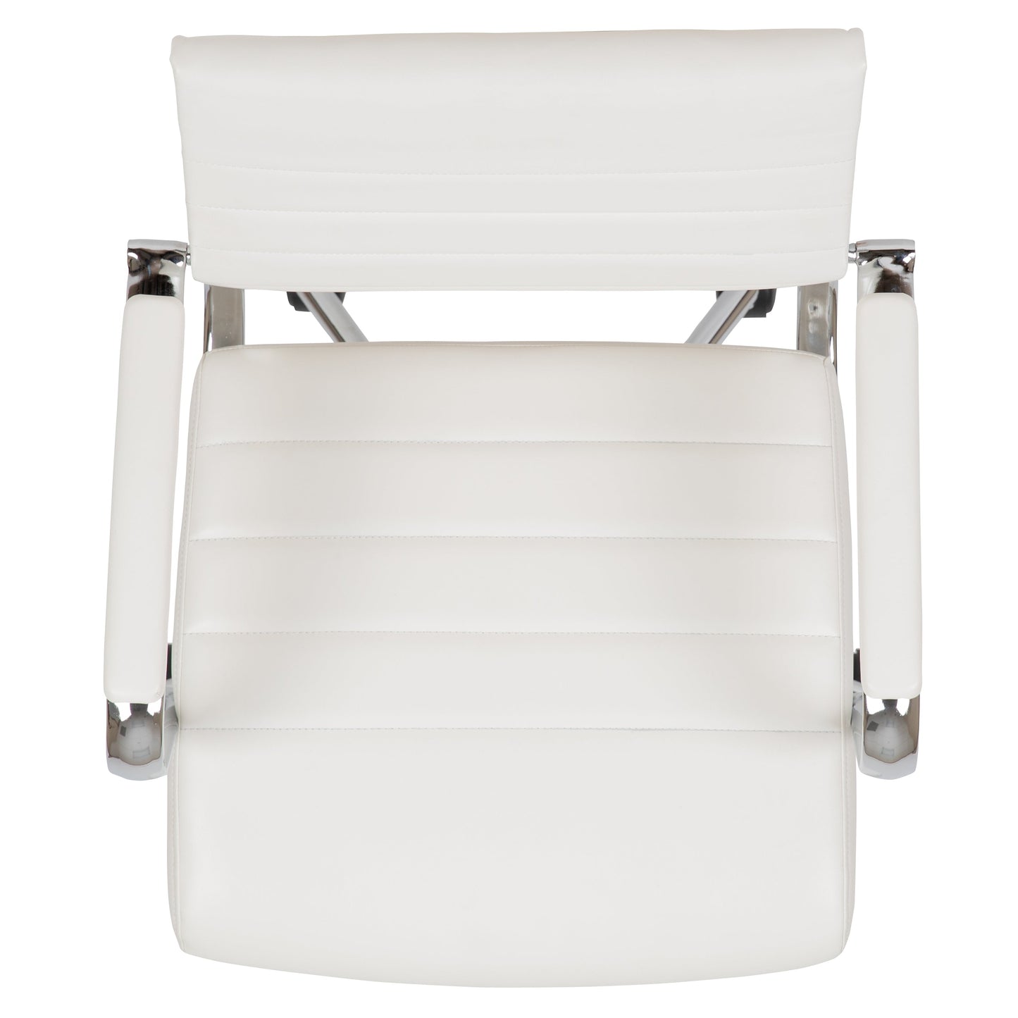 White LeatherSoft Office Chair BT-20595M-1-WH-GG