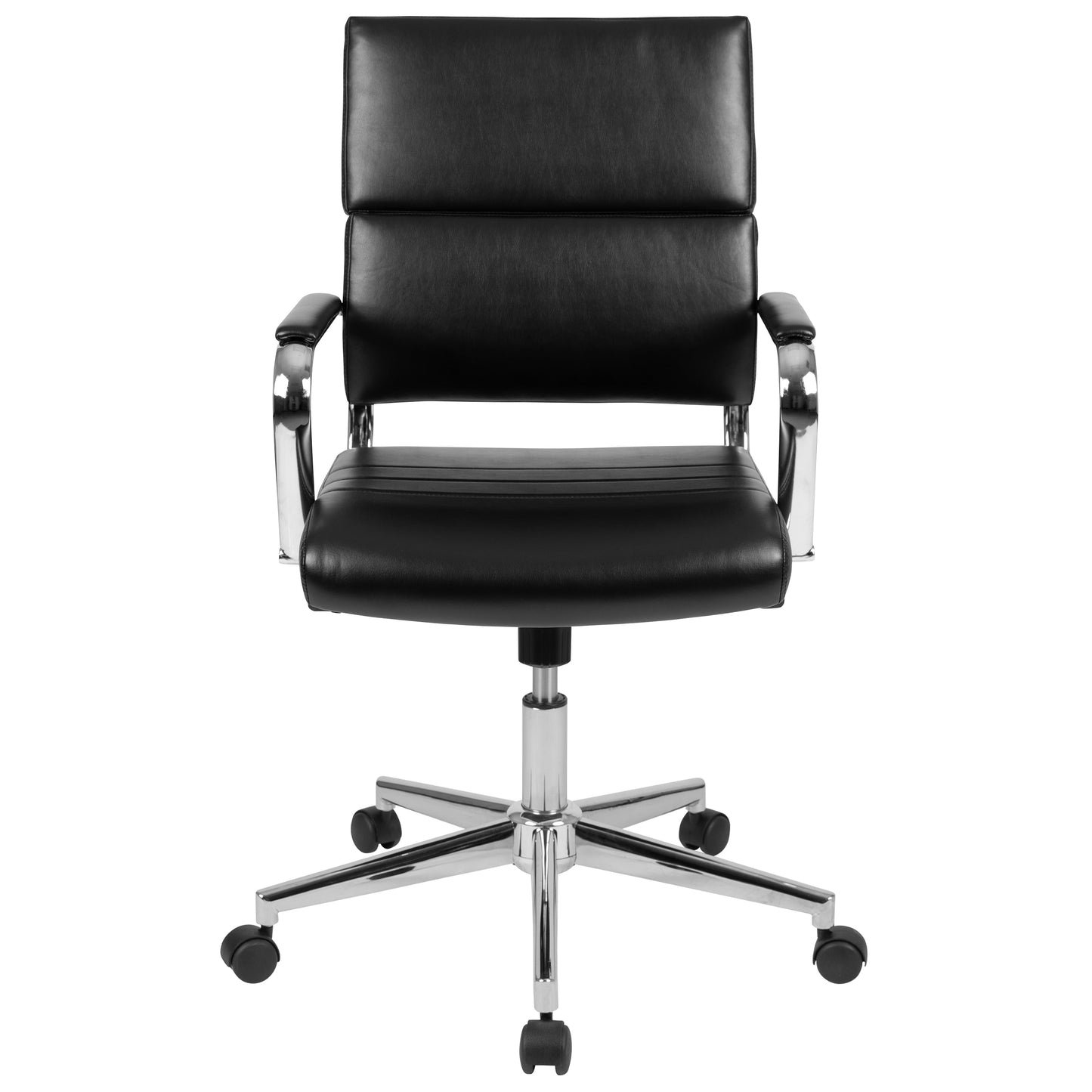 Black LeatherSoft Office Chair BT-20595M-2-BK-GG