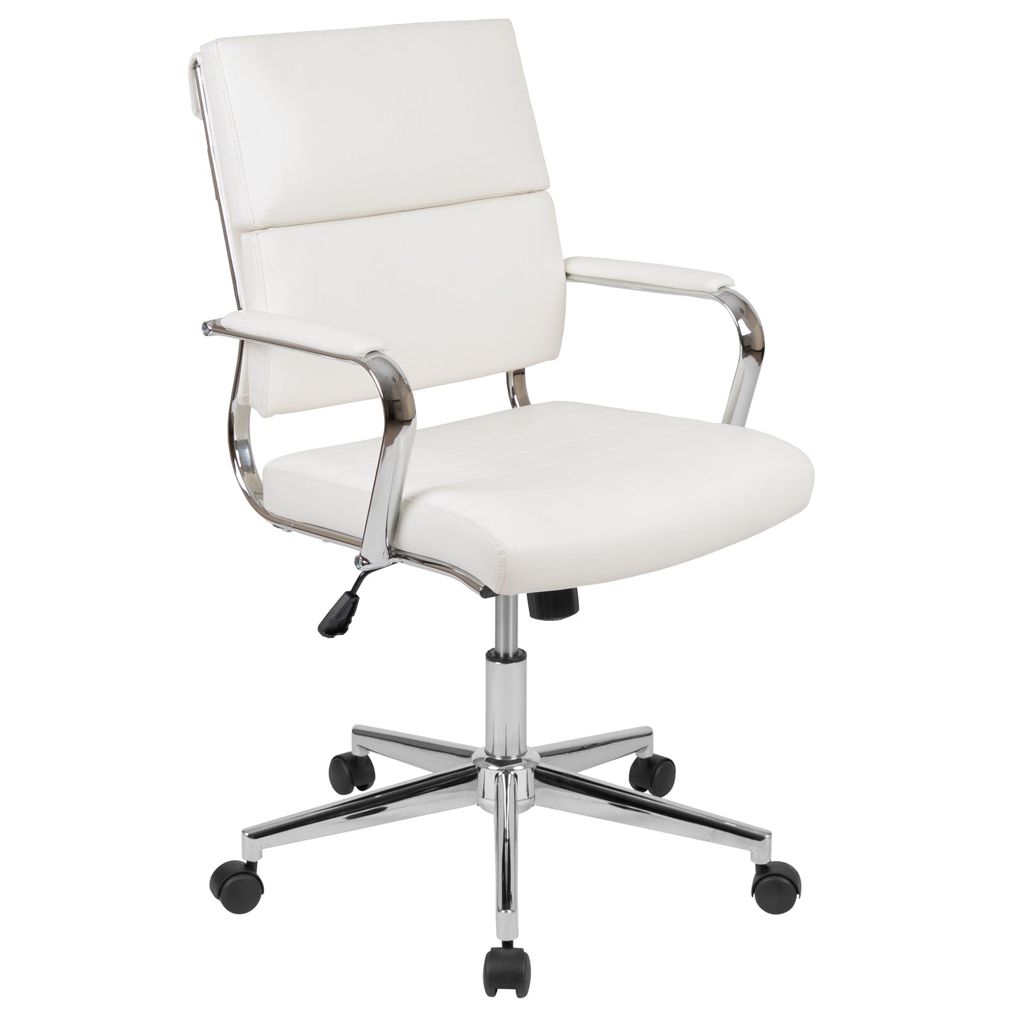 White LeatherSoft Office Chair BT-20595M-2-WH-GG