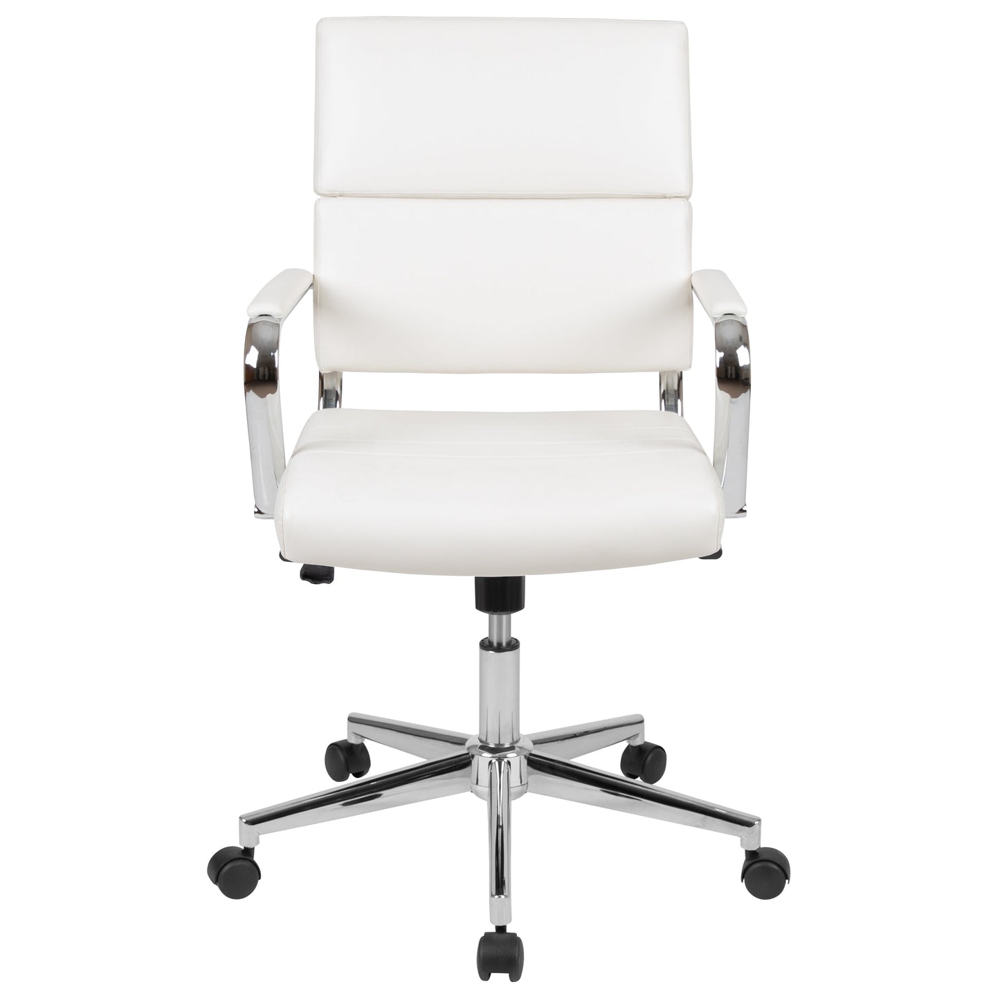 White LeatherSoft Office Chair BT-20595M-2-WH-GG