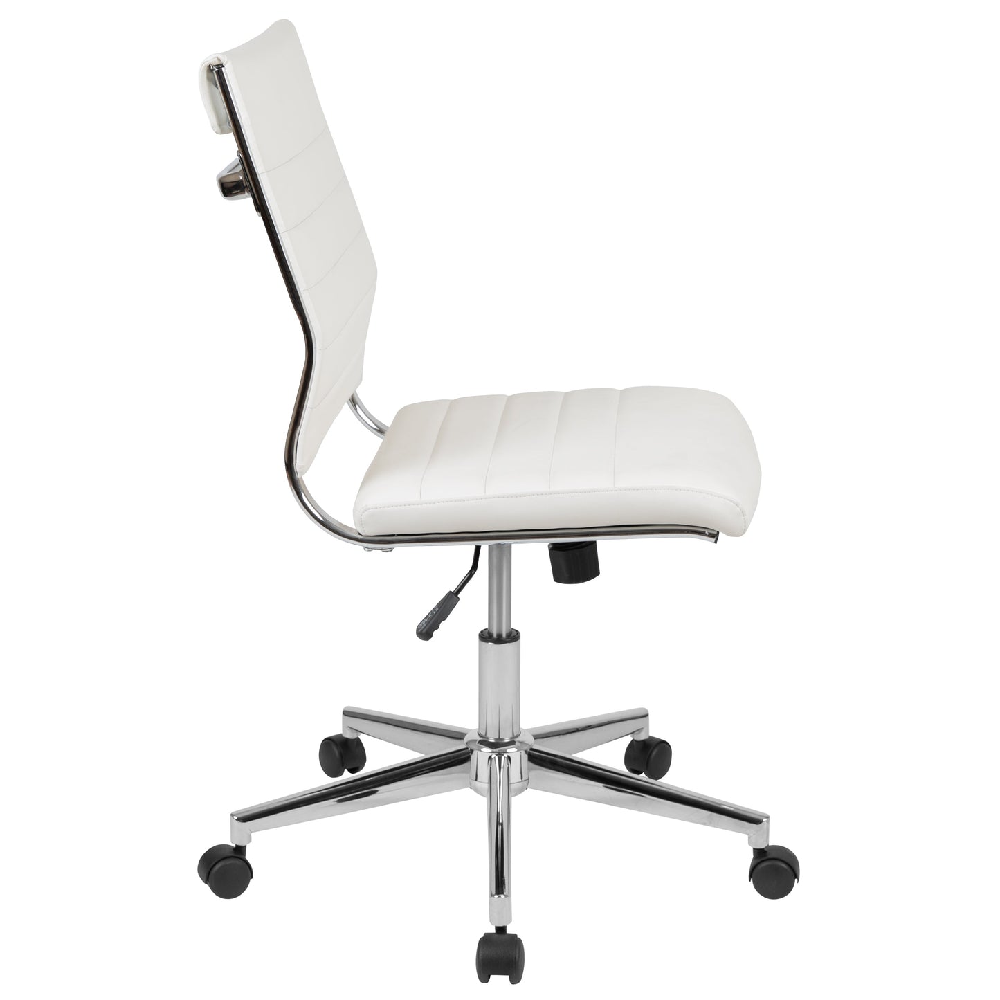 White LeatherSoft Office Chair BT-20595M-NA-WH-GG