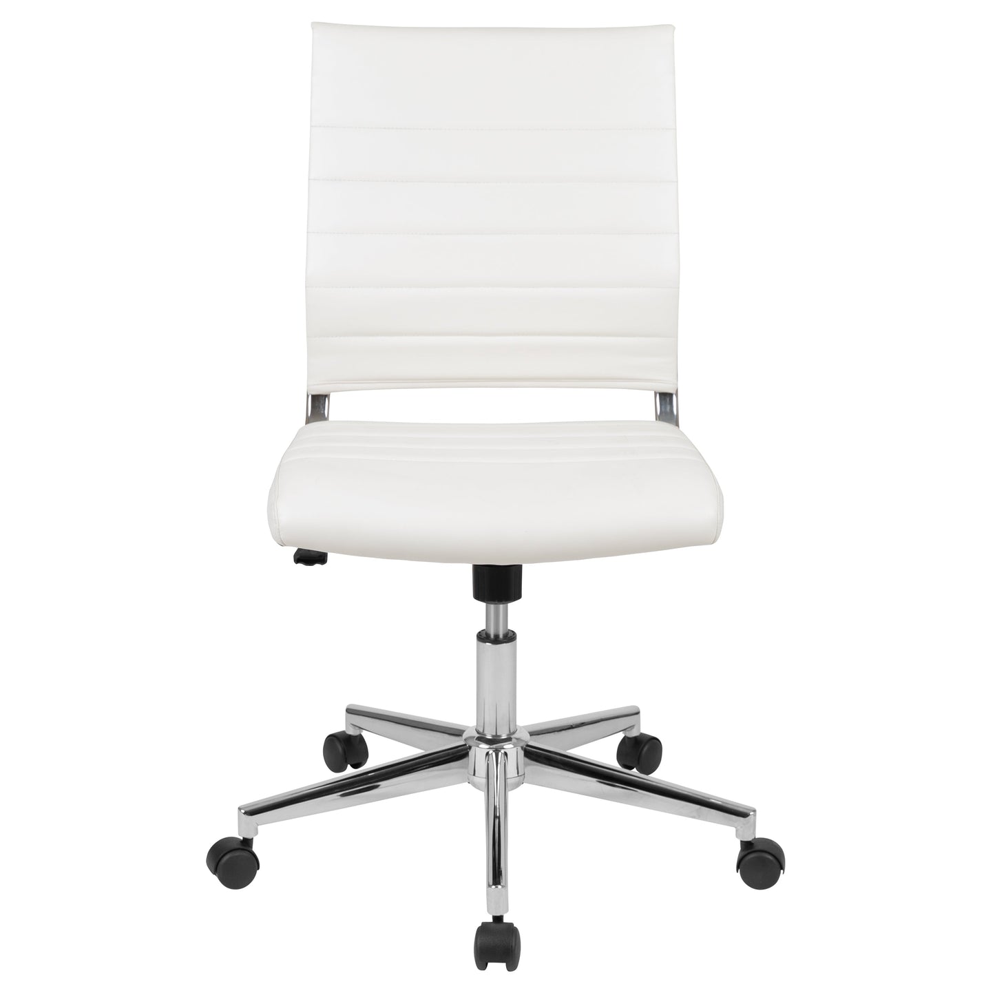 White LeatherSoft Office Chair BT-20595M-NA-WH-GG