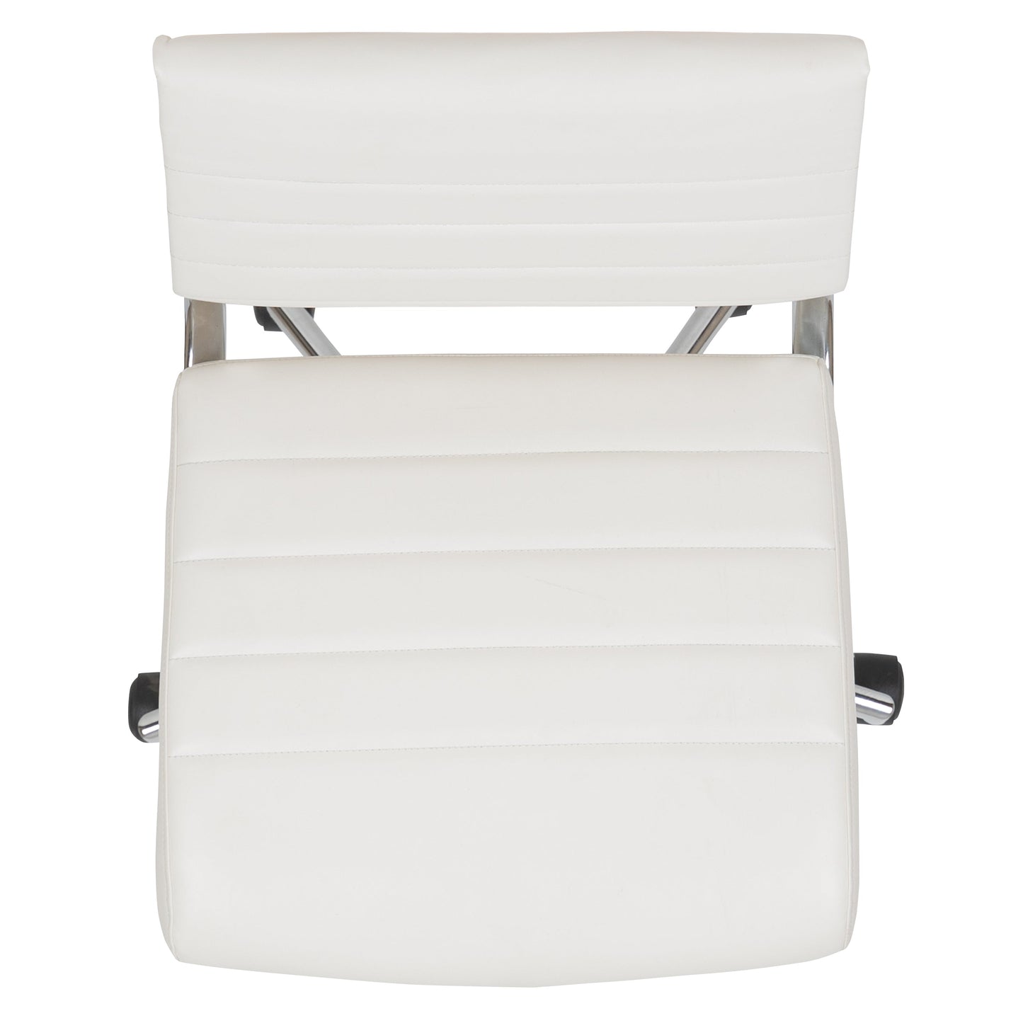 White LeatherSoft Office Chair BT-20595M-NA-WH-GG